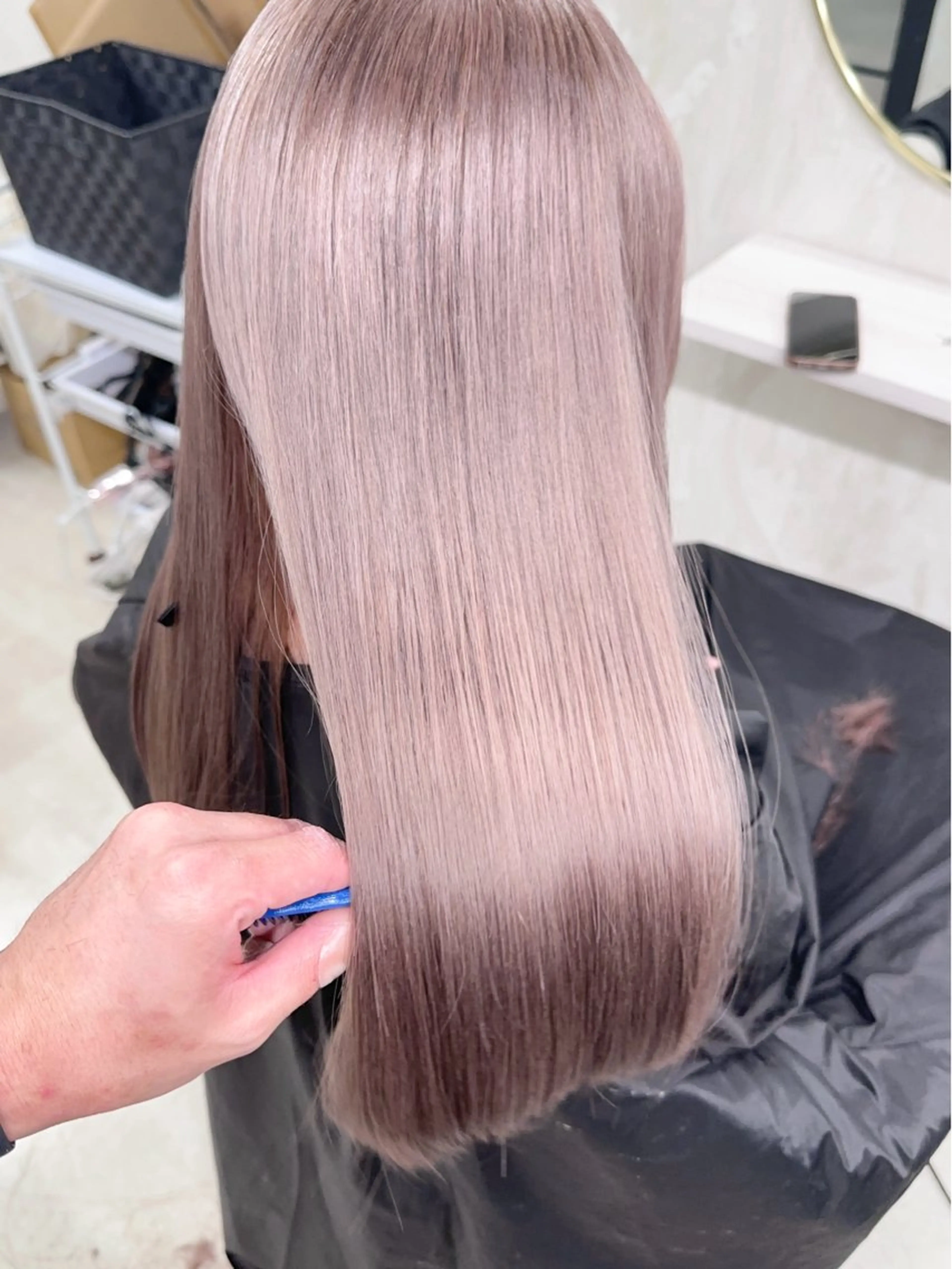 ブリーチ＋カラーの写真