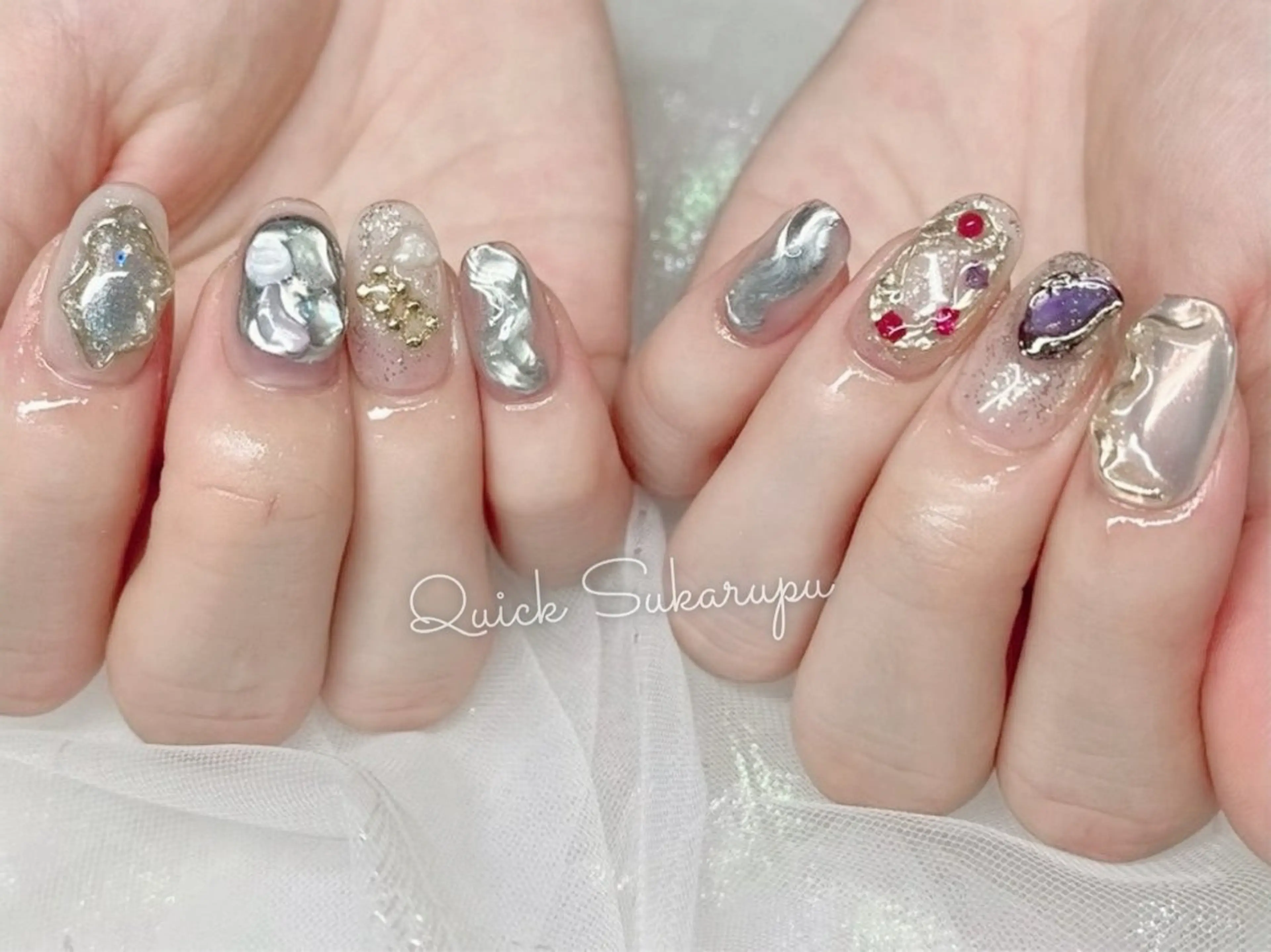 ネイル ハンドネイル Quick Sukarupu 高田馬場店所属・Quick Sukarupuのネイルデザイン