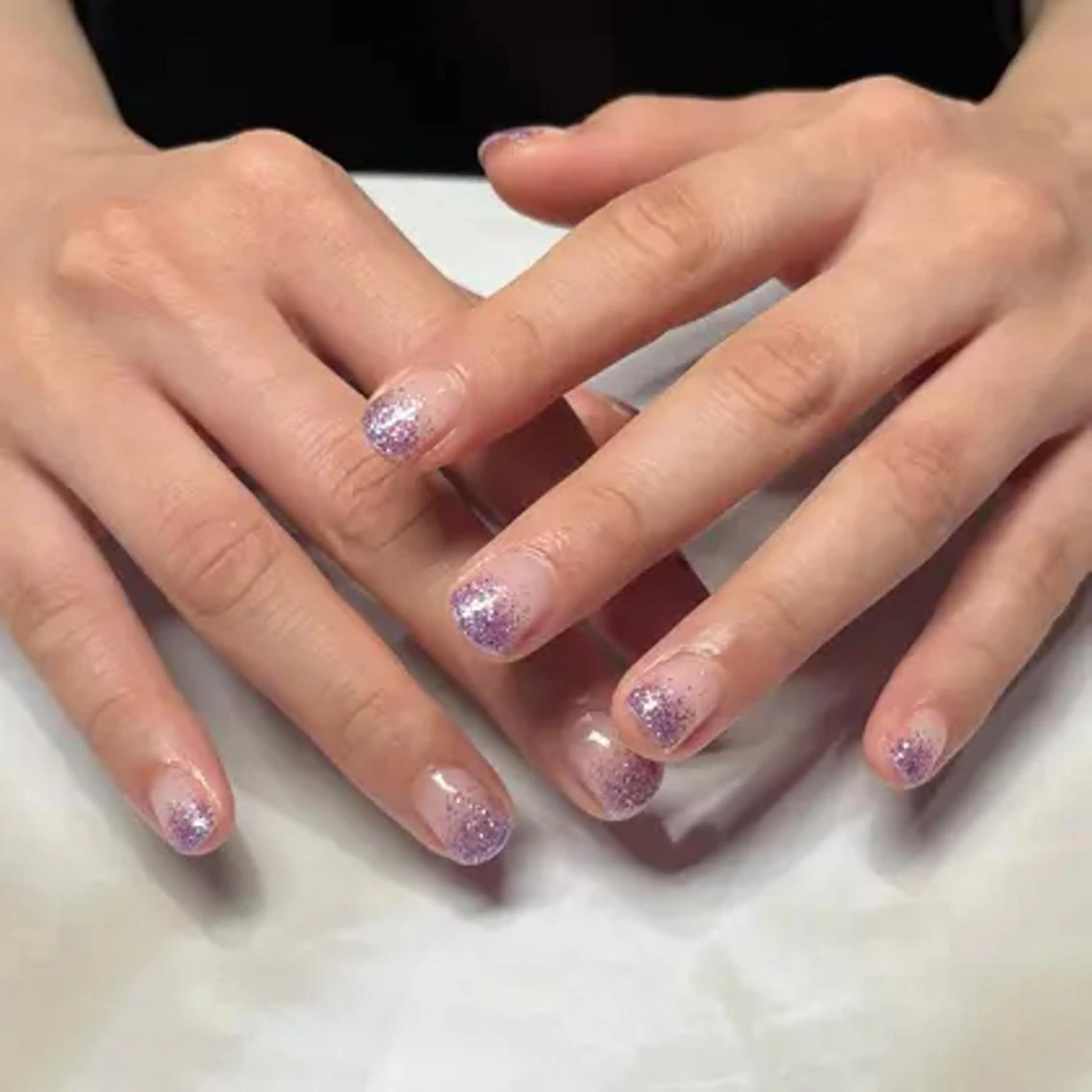 ネイル ラメ(グリッター) ラメグラデーション ハンドネイル キャンアイドレッシー 宇都宮店のネイルデザイン