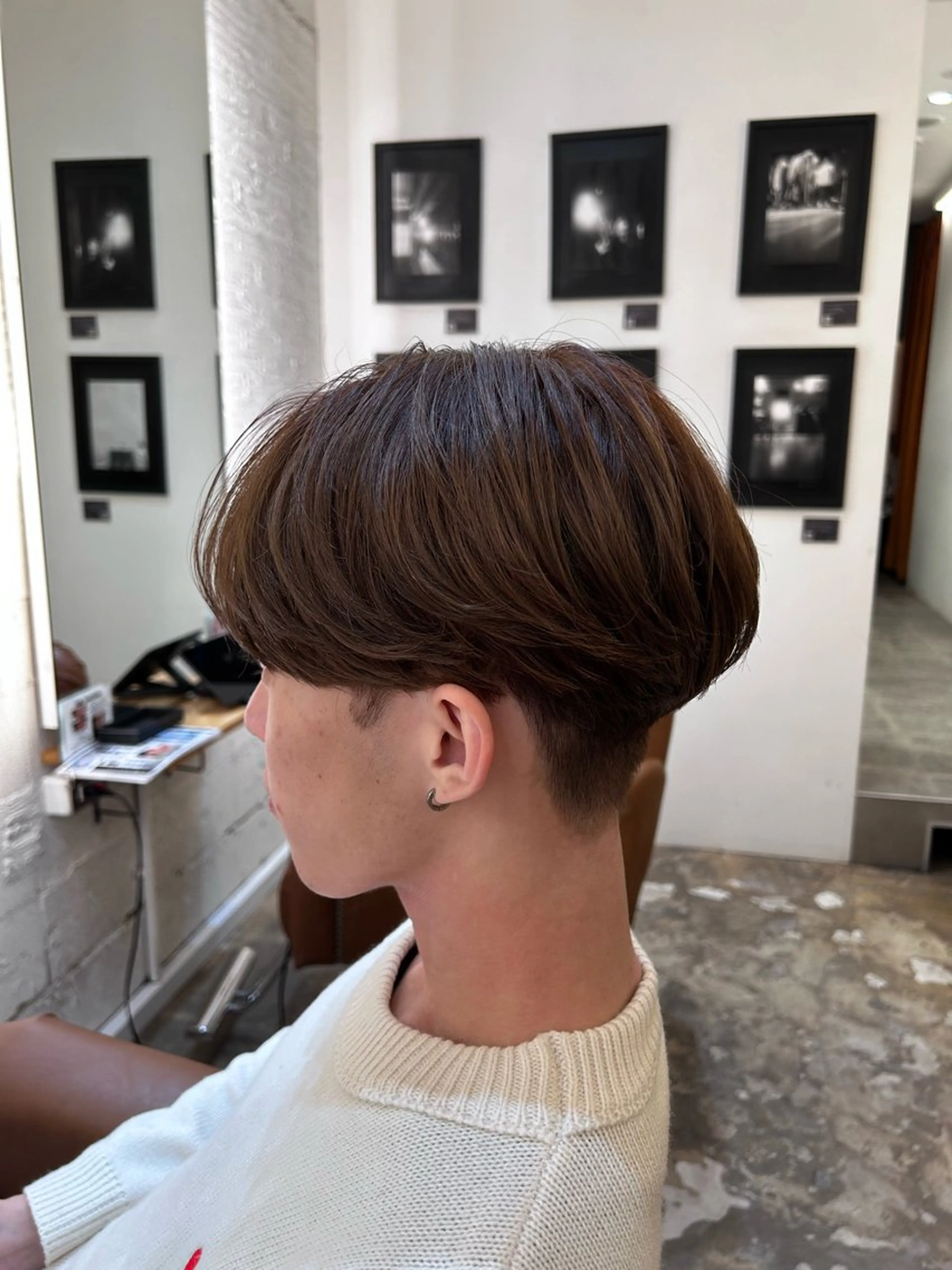 カラー メンズ ヘアカラー AMBERGLEAM Hair&Cloth Yoga所属・Ryo☘縮毛矯正/ メンズ/ブリーチ/のヘアスタイル