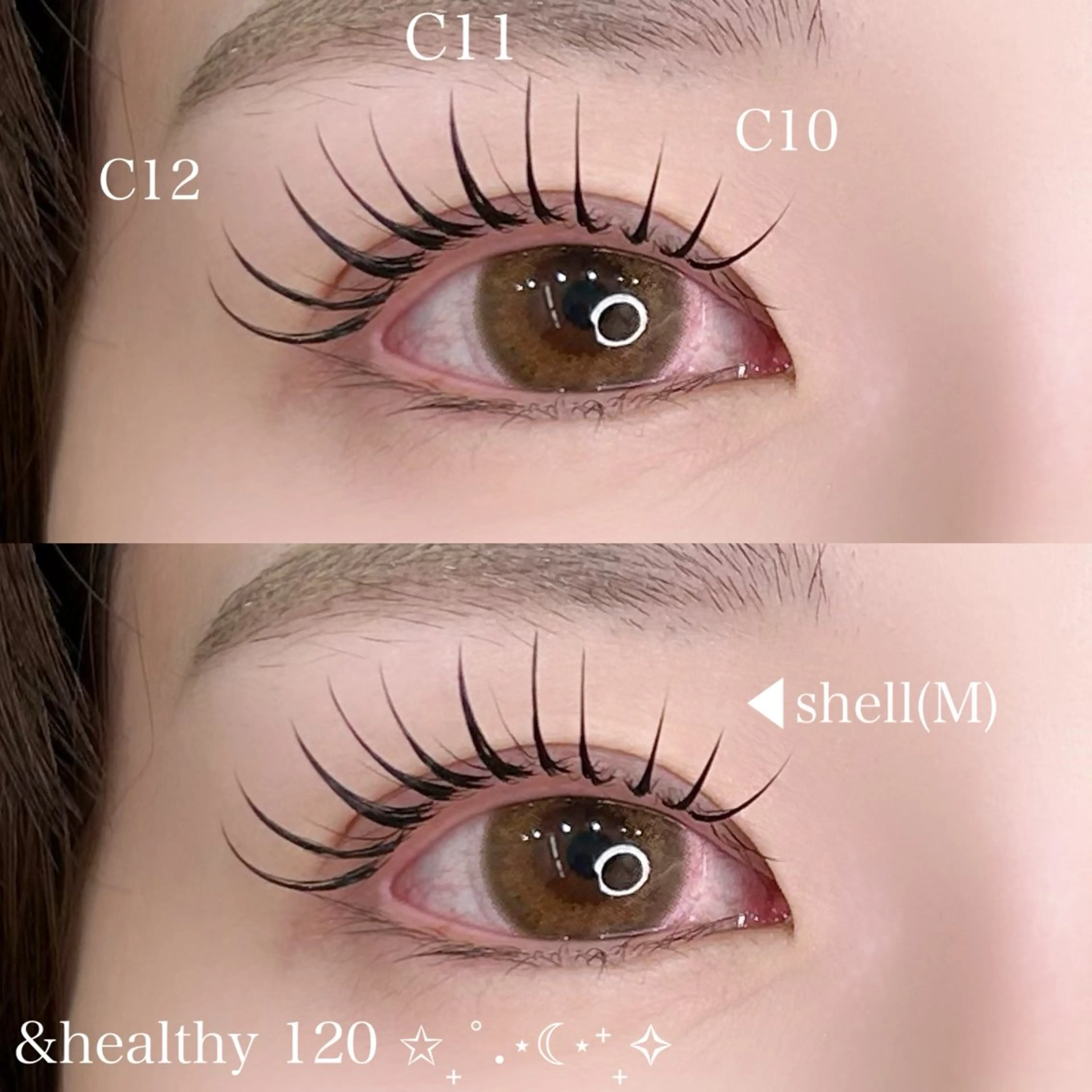 マツエク・マツパ マツパ mila ★彡hinaのマツエク・マツパデザイン