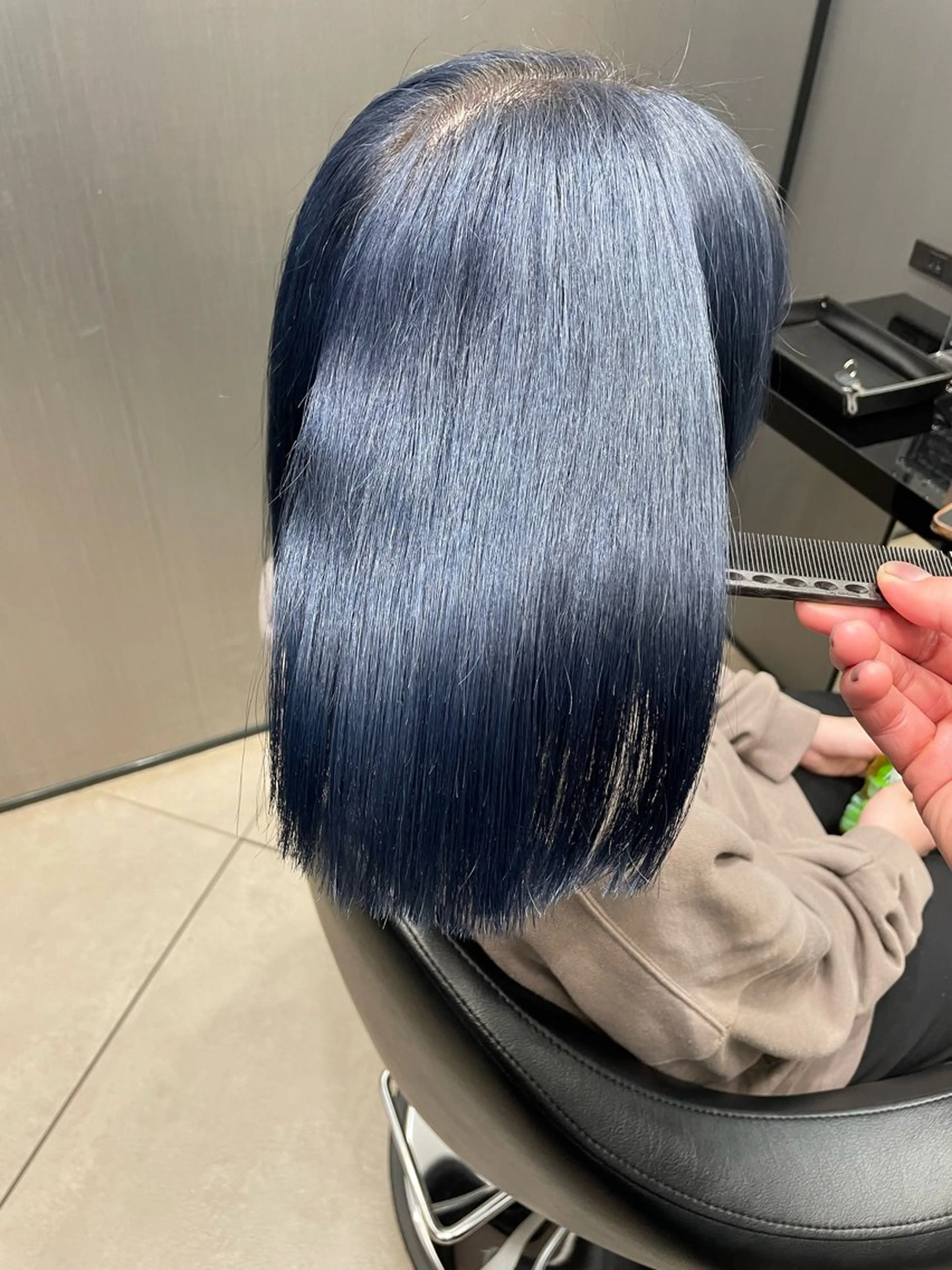 ミディアム 秋山 輝星のヘアスタイル