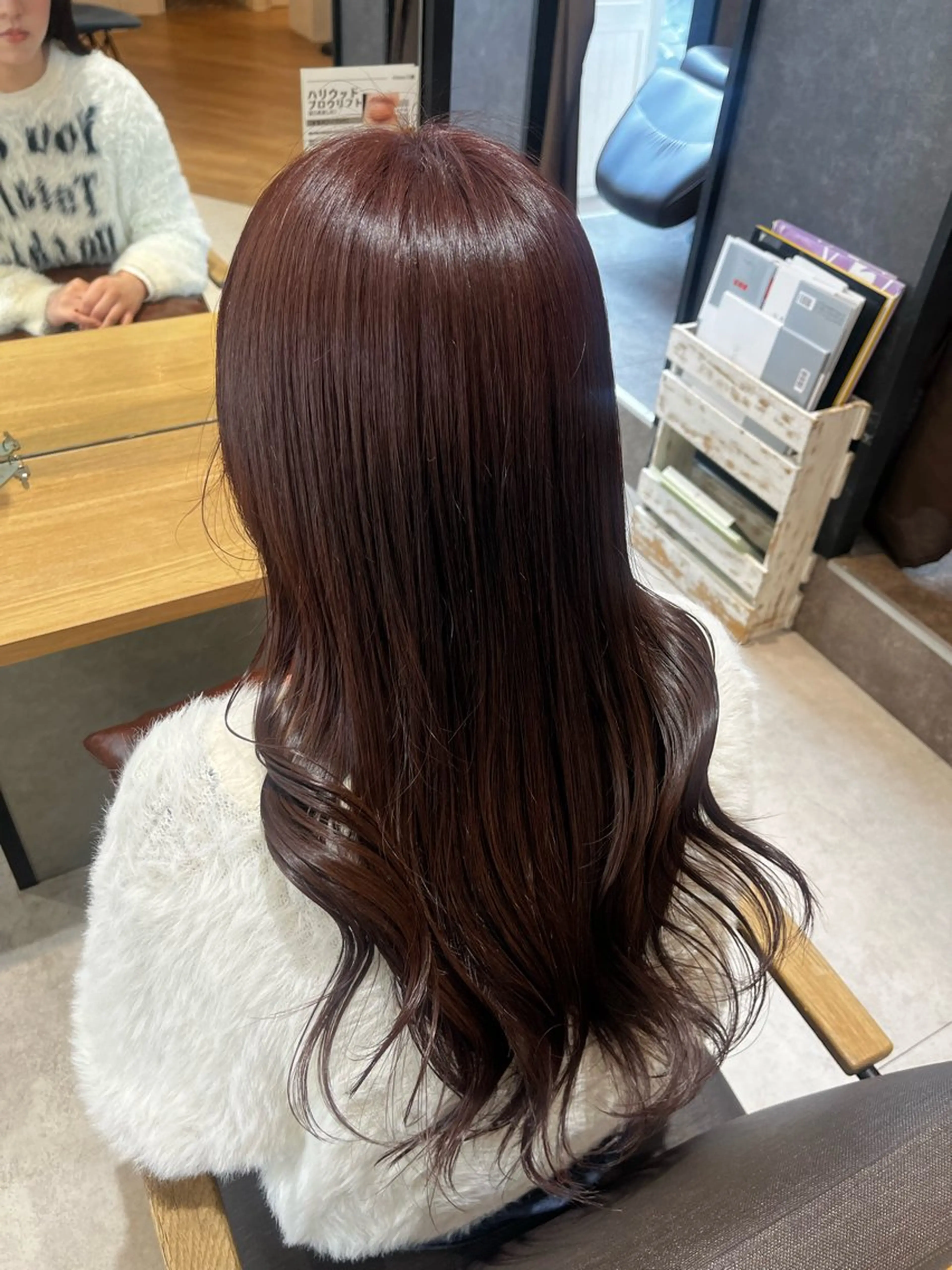 ロング ピンクブラウン カット ヘアカラー トリートメント 🎀 miki / レイヤーカット 🎀のヘアスタイル
