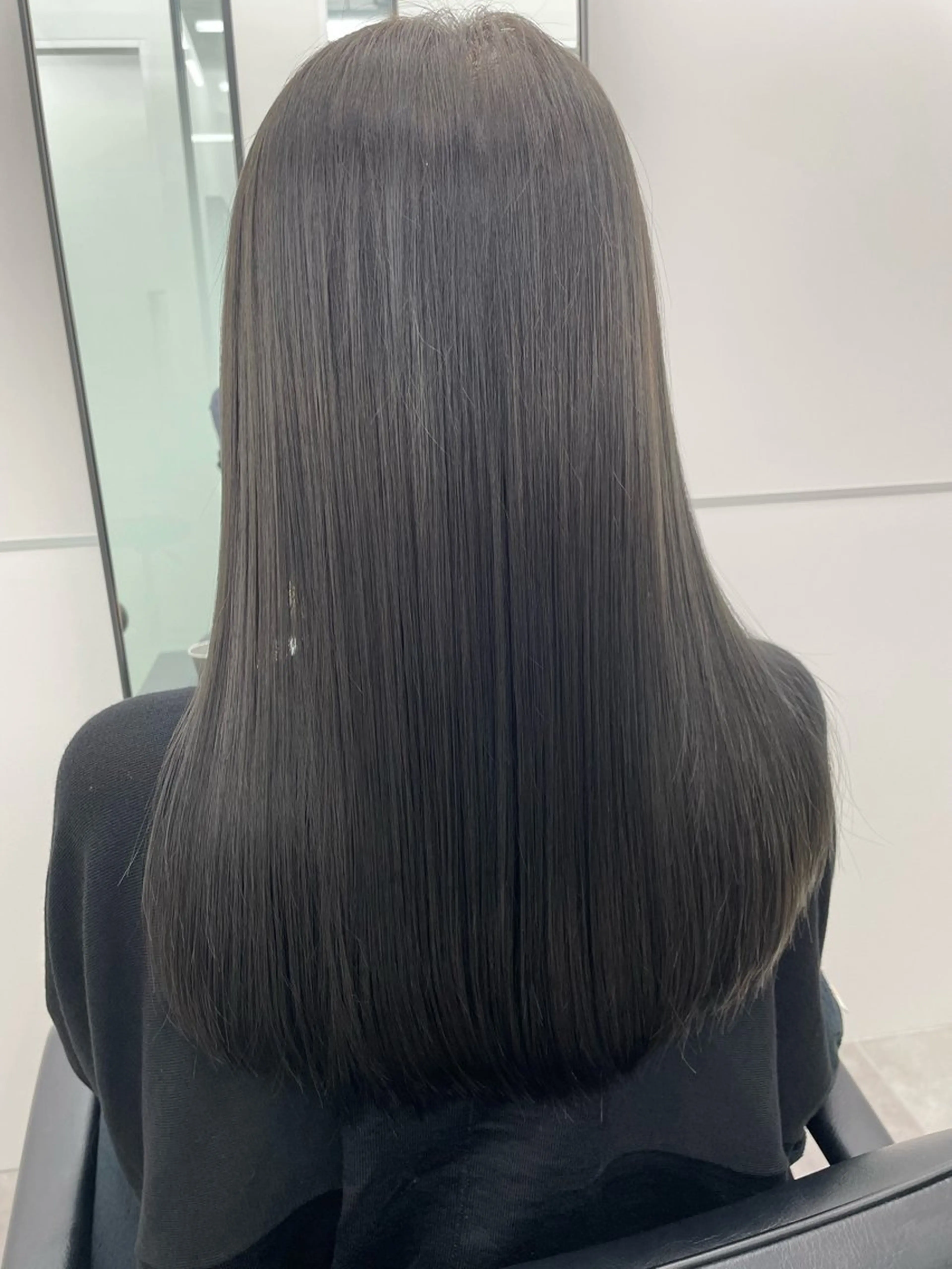 セミロング カラー 髪質改善 トリートメント スタイリスト /仲川葵のヘアスタイル