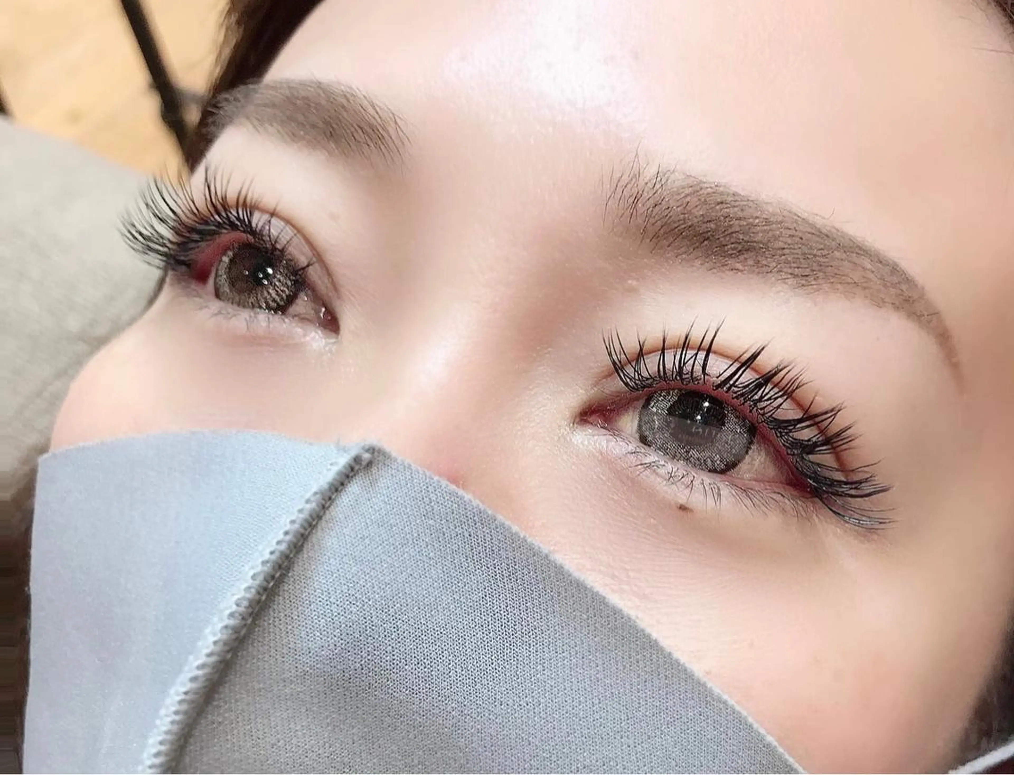 マツエク・マツパ ケラチンラッシュリフト バインドロック Cカール キュート フラットラッシュ eyelash presh yukaのマツエク・マツパデザイン
