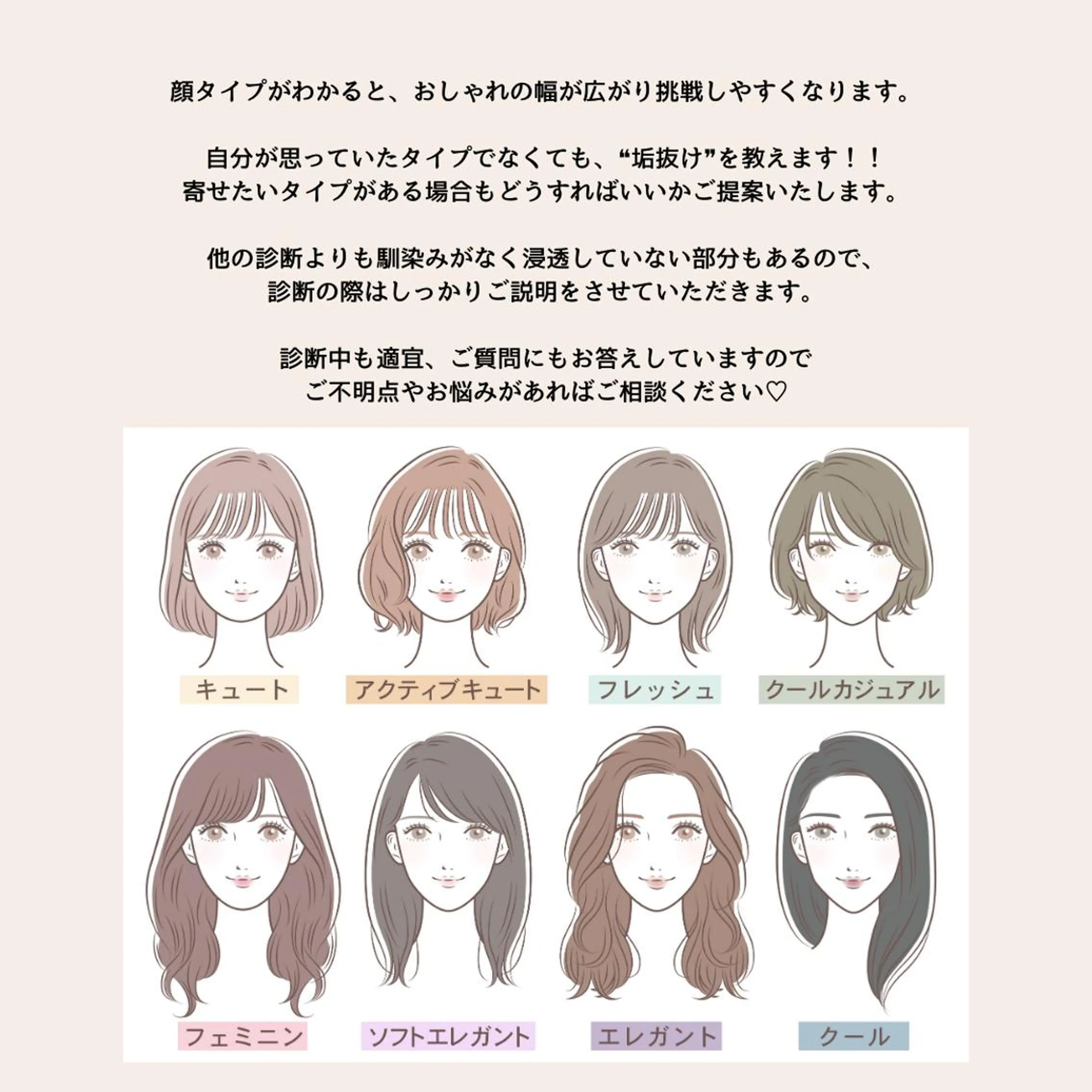 【ペア割】顔タイプ診断®の写真