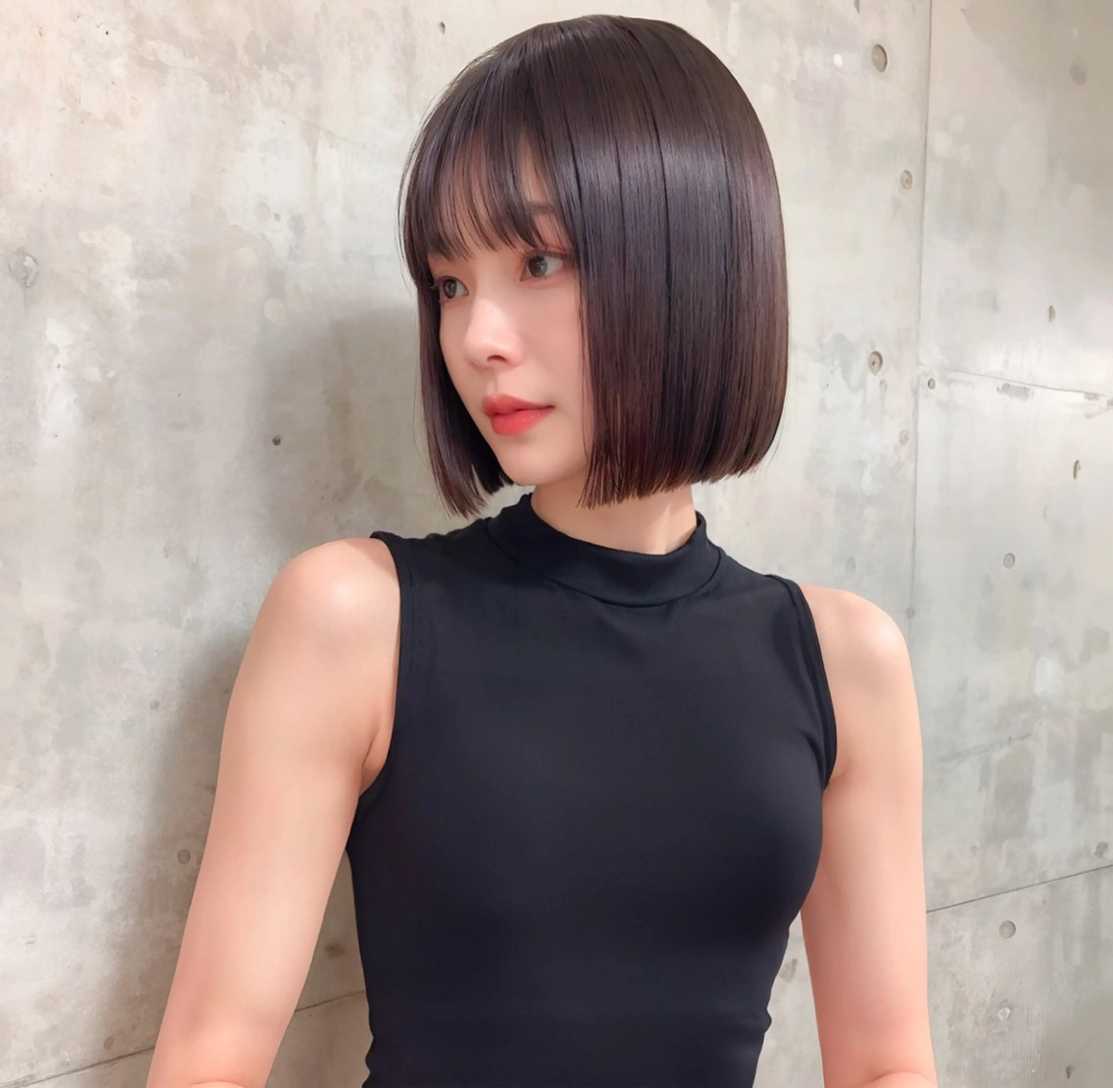 【前髪の悩み解消】前髪縮毛矯正＋似合わせカットの写真