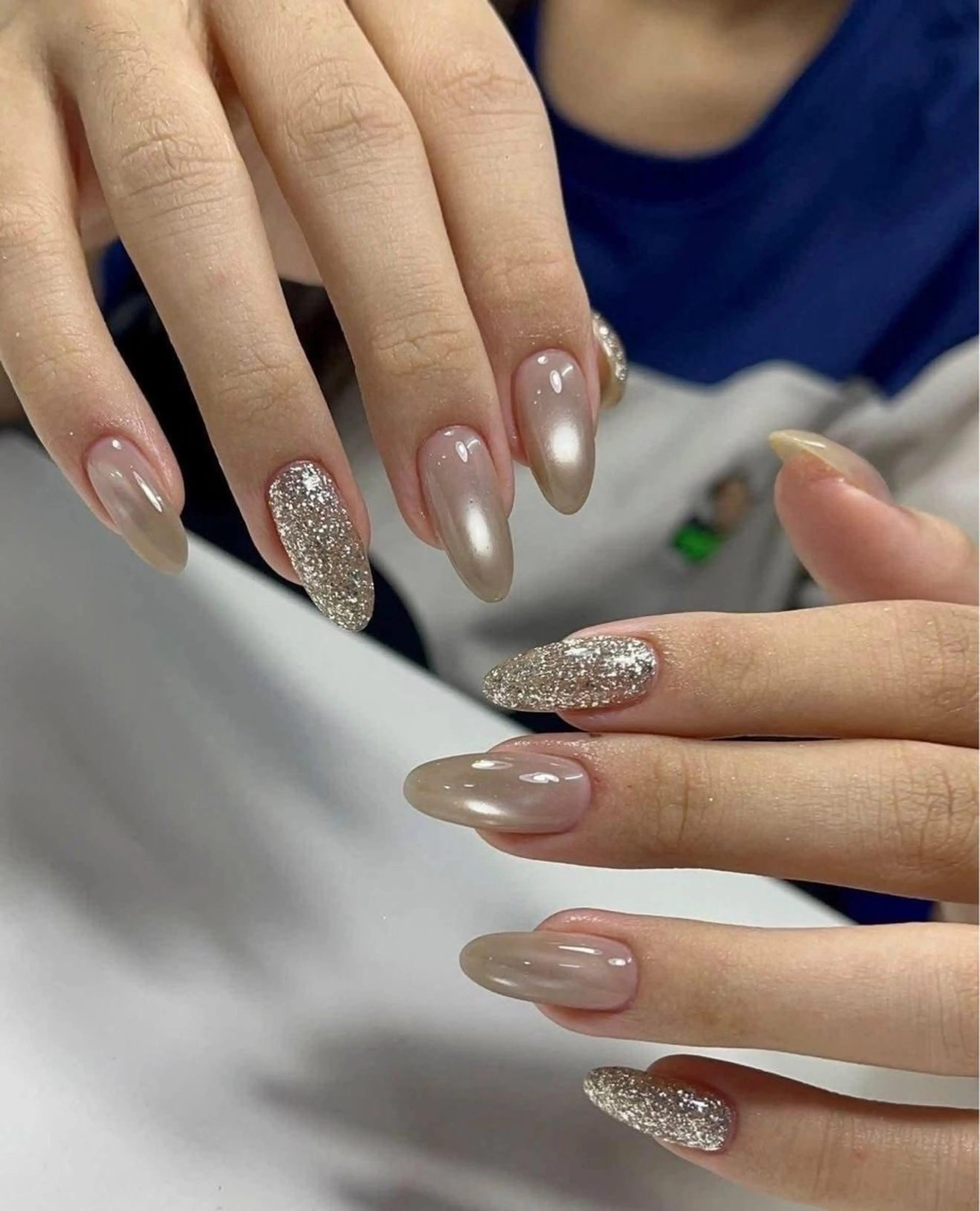 ネイル チークネイル ドット フットネイル フレンチネイル グラデーション Kawaii _Nailのネイルデザイン