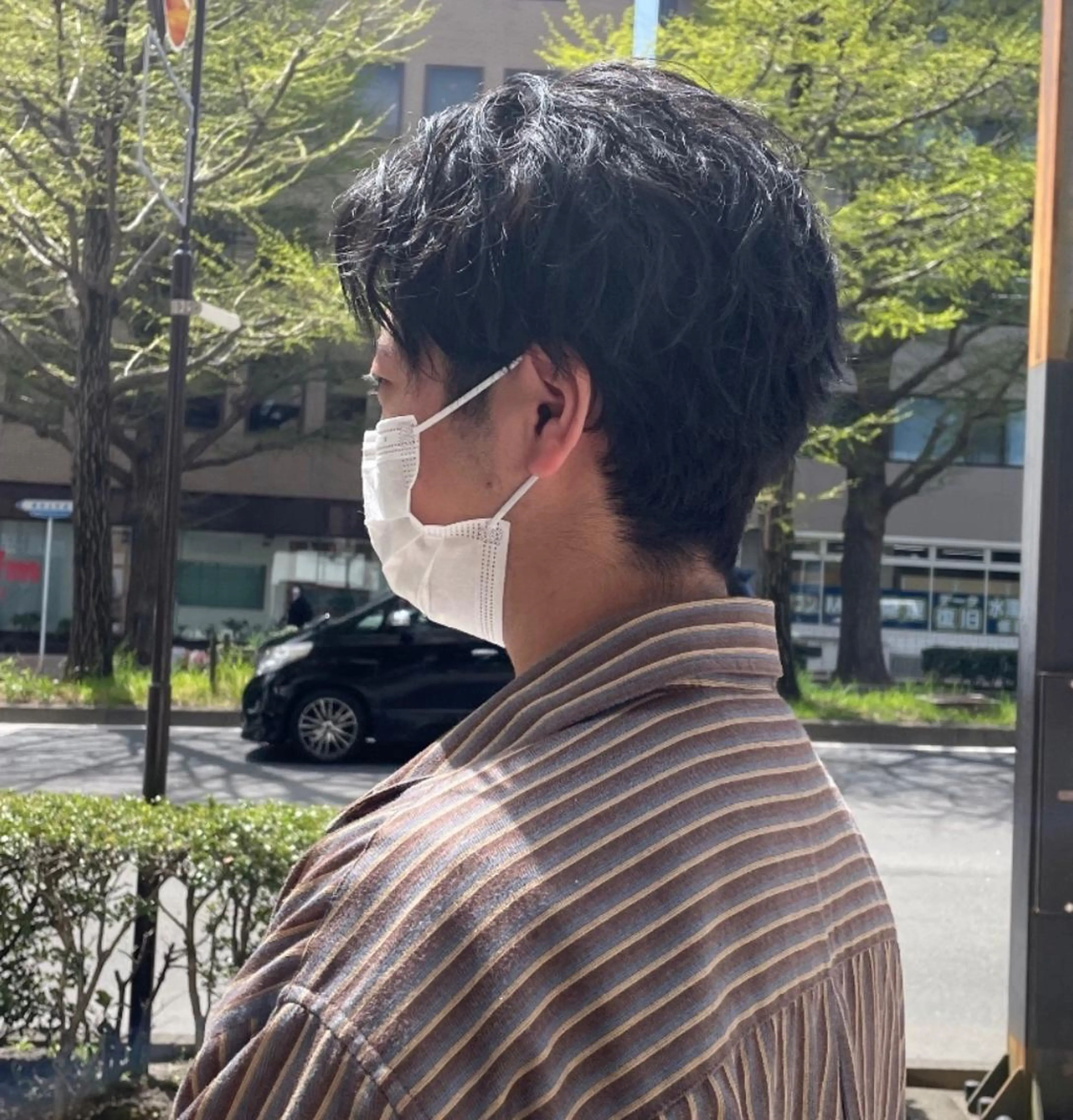 カラー メンズ アッシュ 透明感カラー さとう さやかのマツエク・マツパデザイン