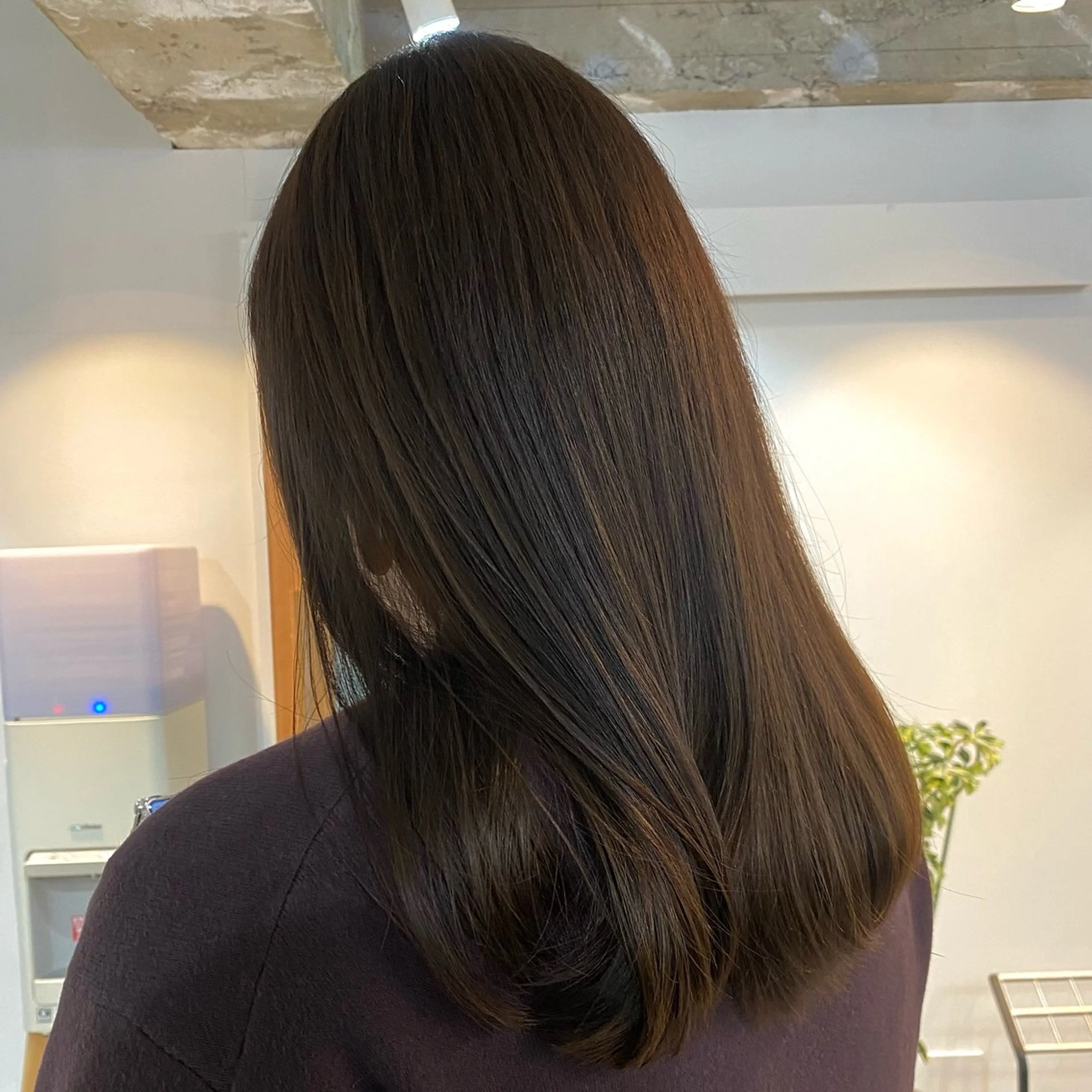 セミロング カラー ROE 日吉のヘアスタイル