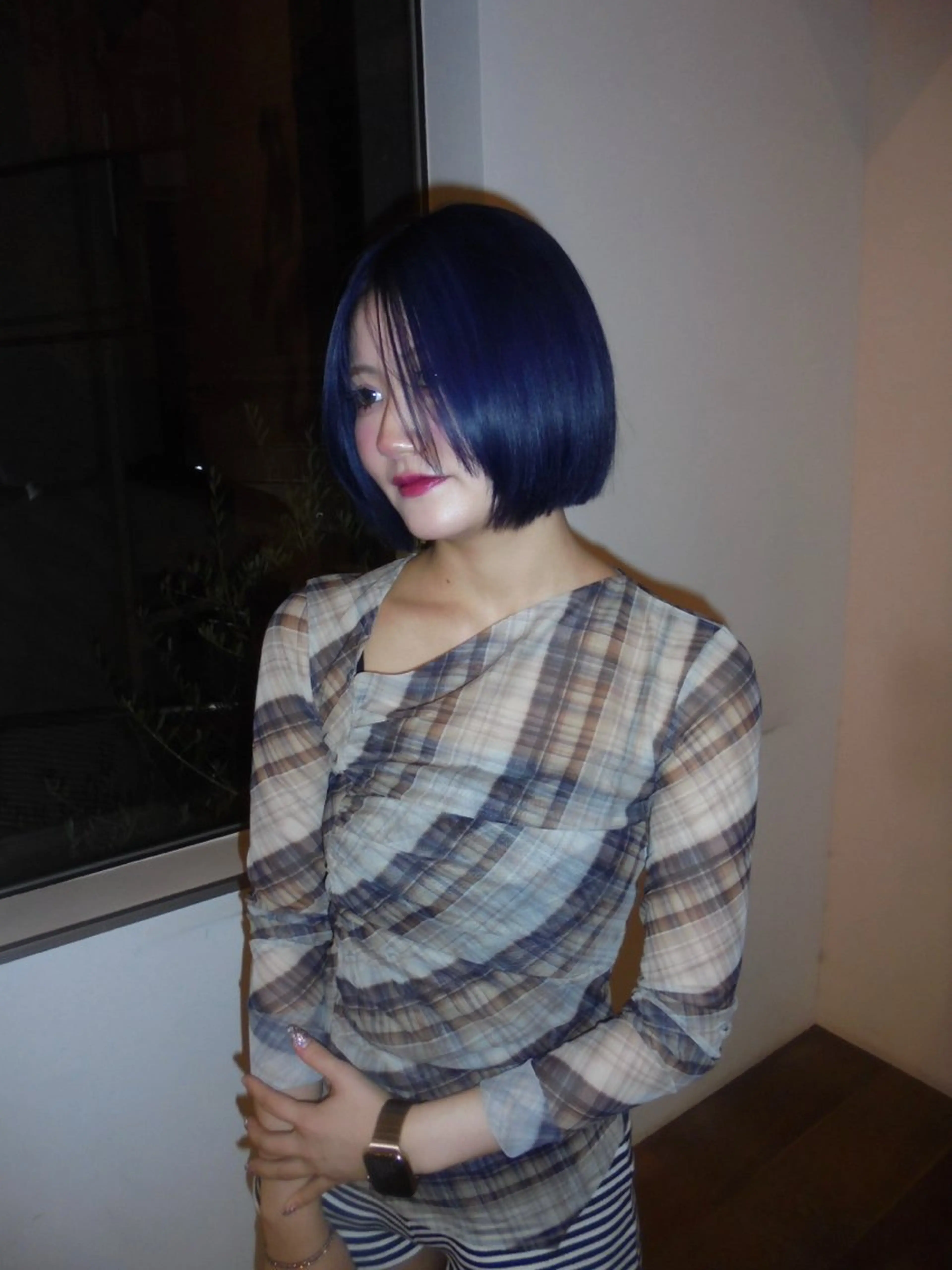 ショート カラー シルバー 水野谷遥/ハイトーン /カラーモデル🎀のヘアスタイル