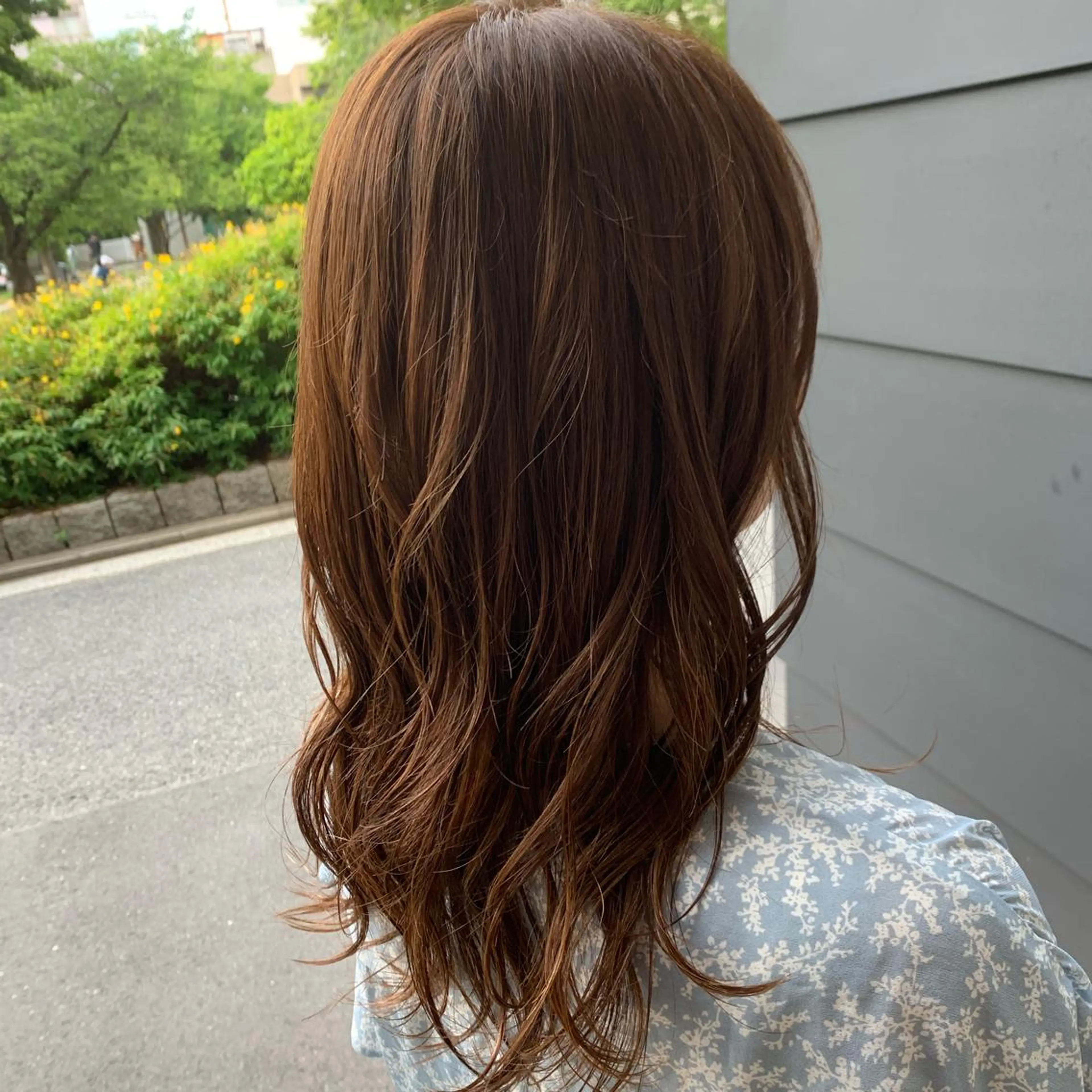 ロング カラー パーマ STYLE袋町店 赤畠達弥のヘアスタイル