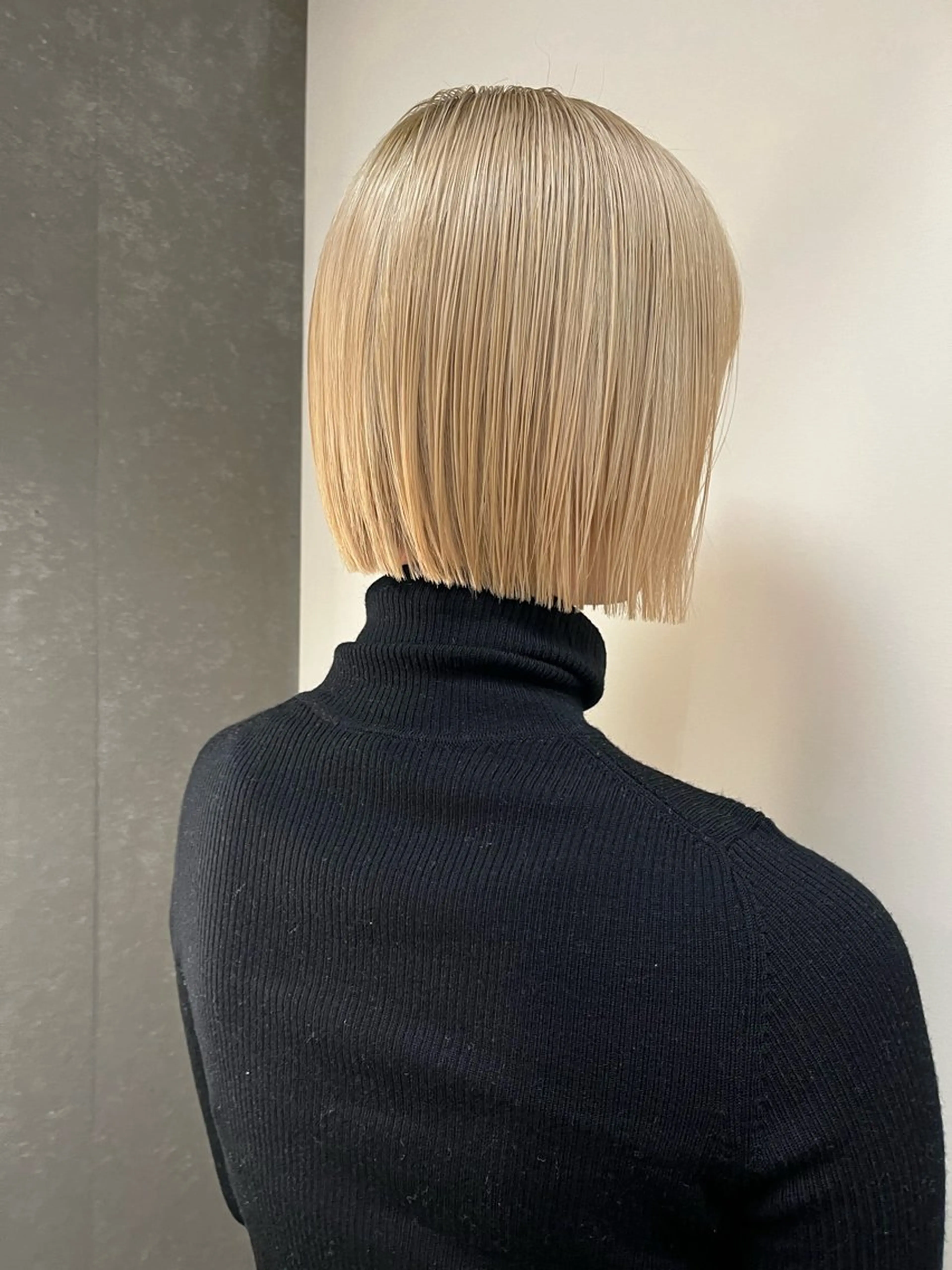 ミディアム ボブ ヘアカラー ducca所属・表参道レイヤーカット カオリのヘアスタイル