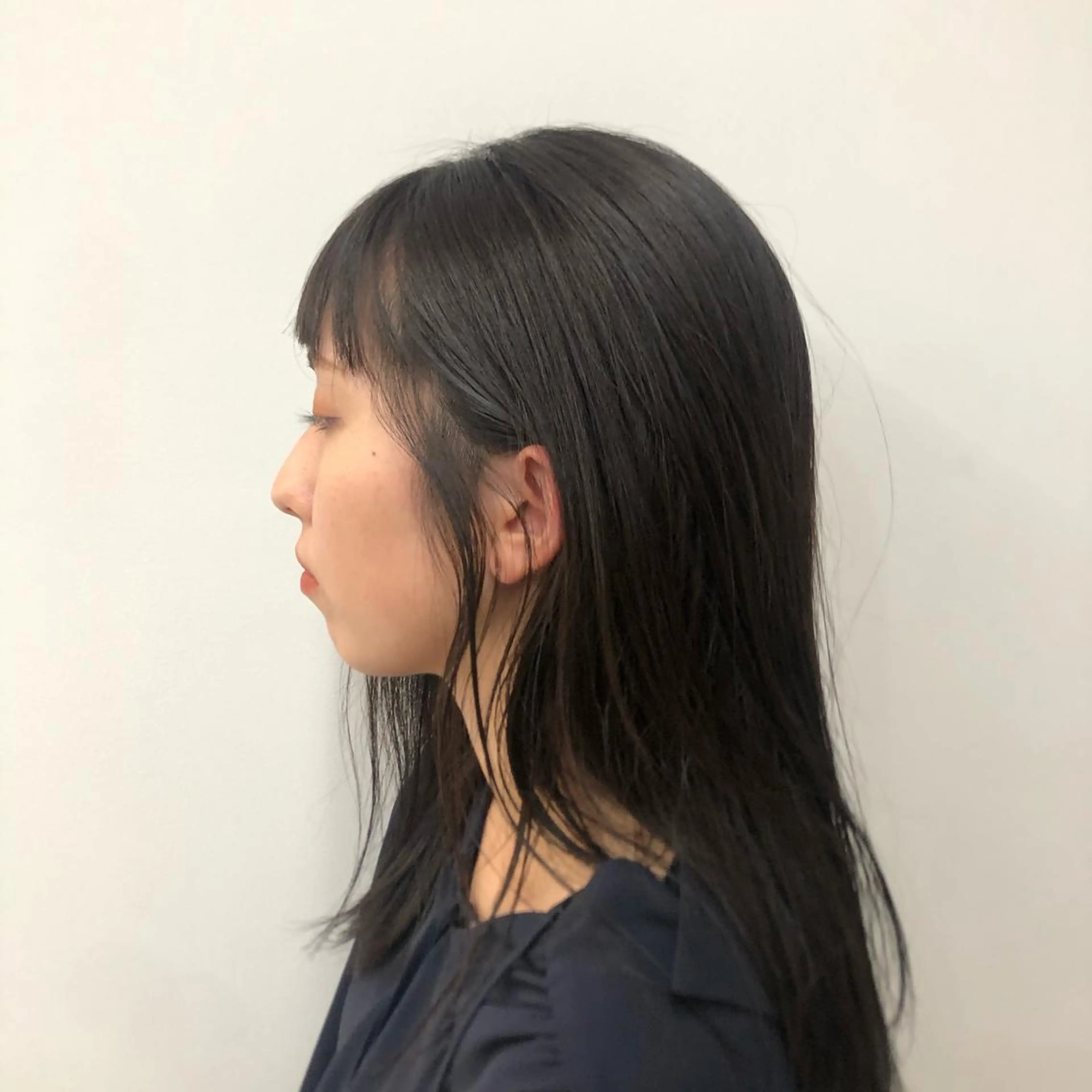 セミロング うる艶ヘア♡韓国好き 透明感　shotaのヘアスタイル
