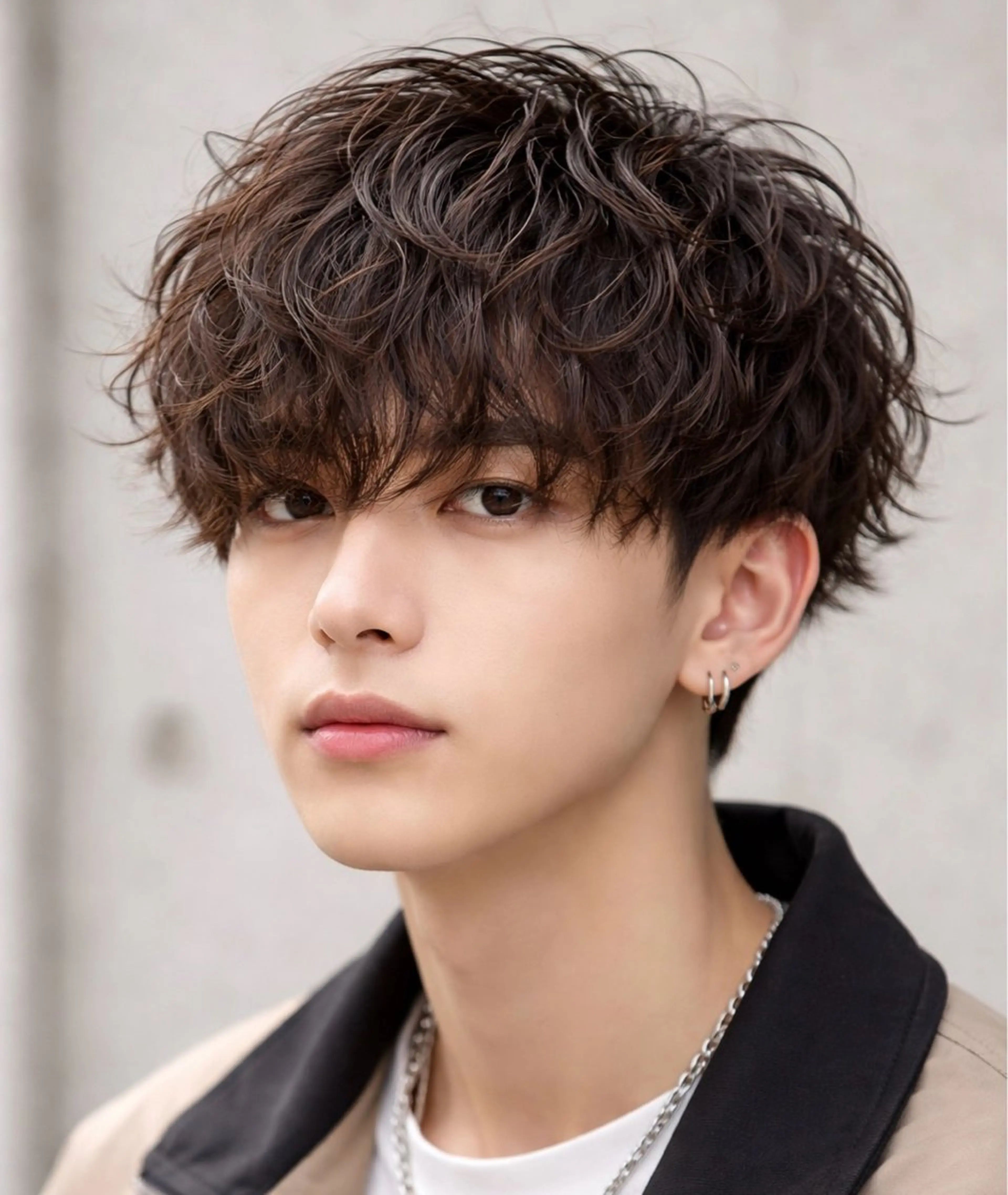 《メンズ限定》メンズカット✂️➕ニュアンスパーマ🌀➕スタイリングの写真