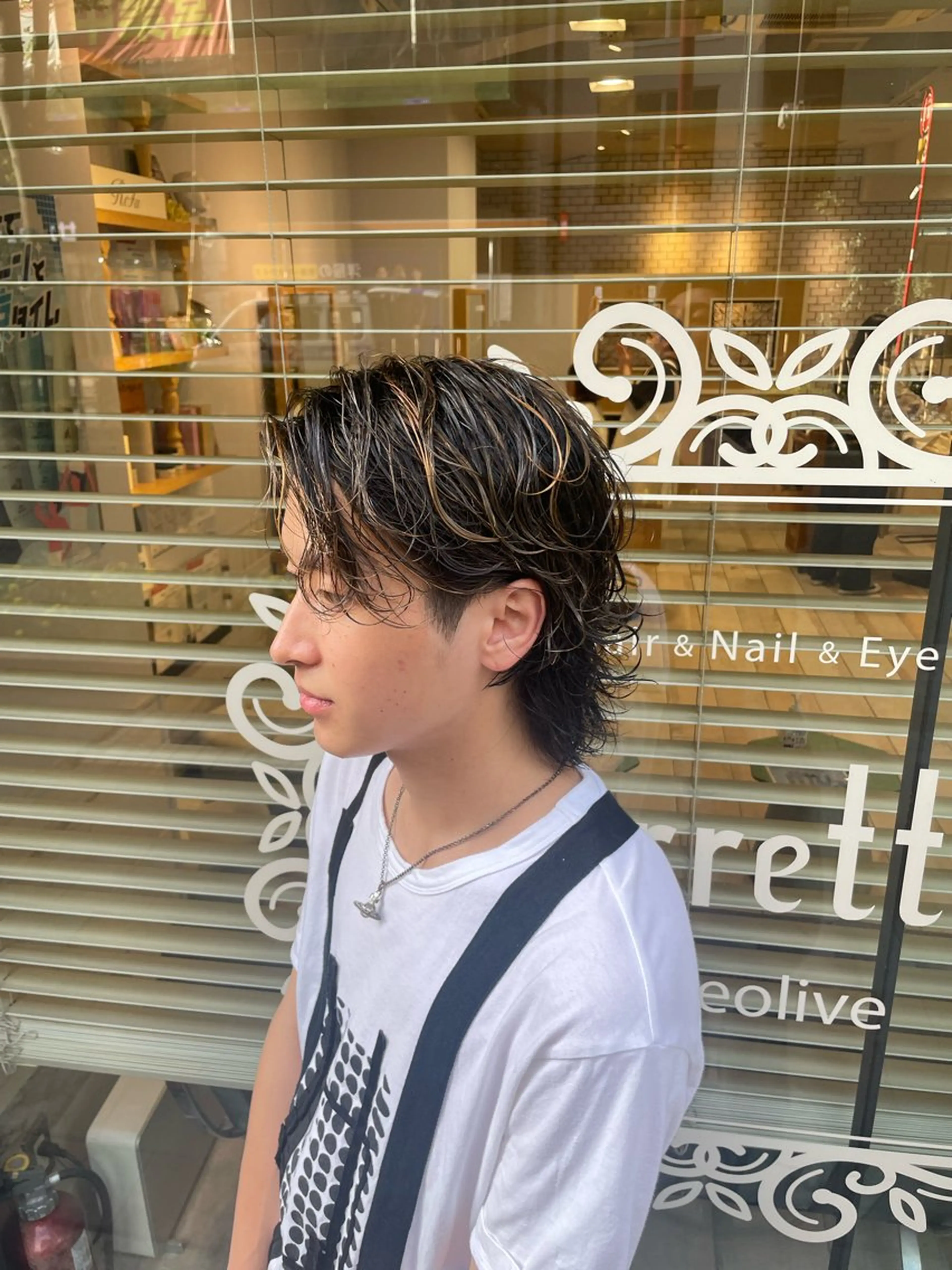 メンズ フェードカット マッシュ メンズパーマ メンズショート スペインカール カット パーマ 大宮/メンズパーマ 関勇也のヘアスタイル
