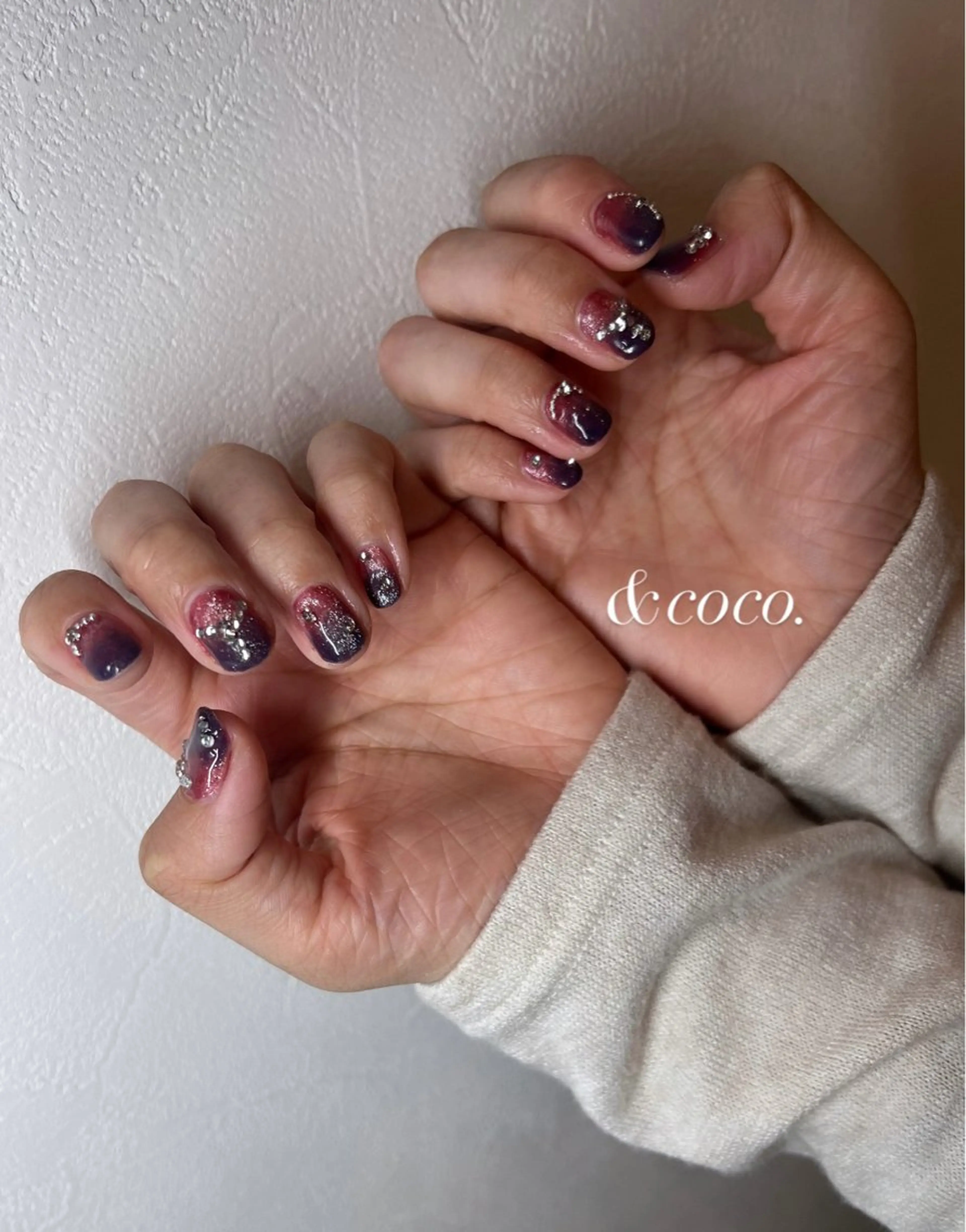 ネイル アートネイル マグネットネイル ハンドネイル ＆ coco.のネイルデザイン