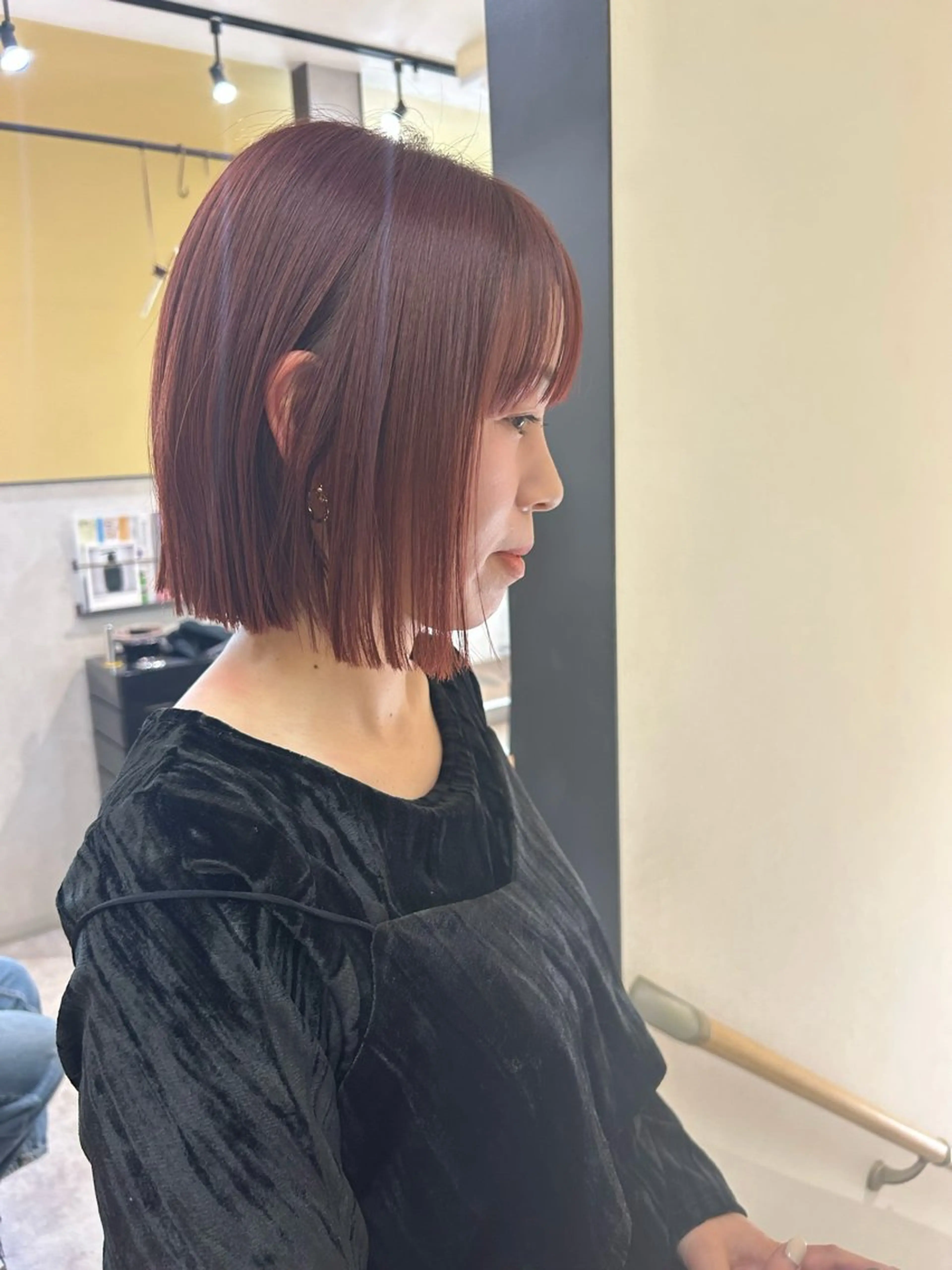 ✨当日予約限定クーポン✨似合わせカット・トレンドカラー・コーティングトリートメント　#レイヤーカット#暖色 #韓国ヘアの写真