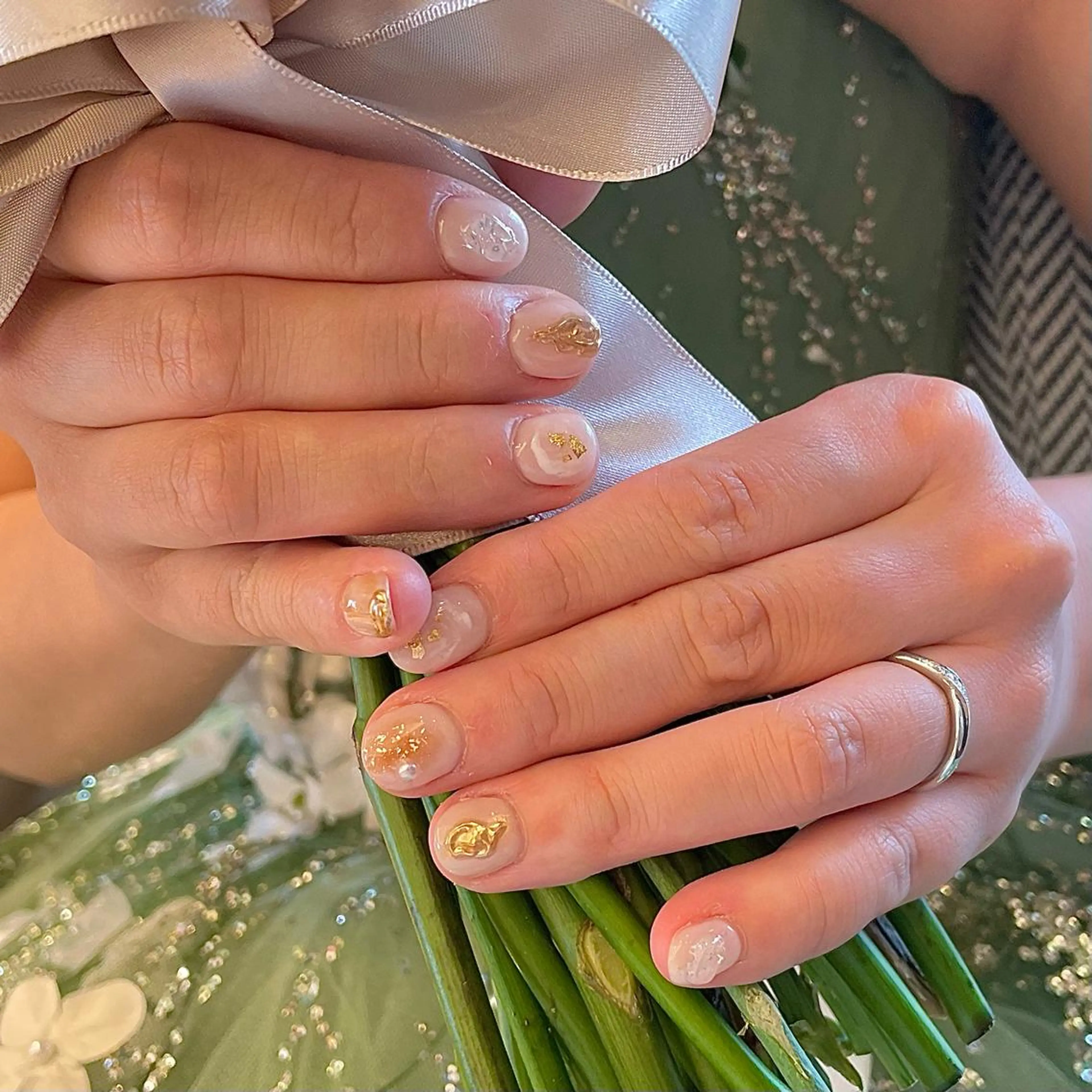 ネイル 持ち込み ハンドネイル Nailsalon BLOOM🌷 山崎のネイルデザイン