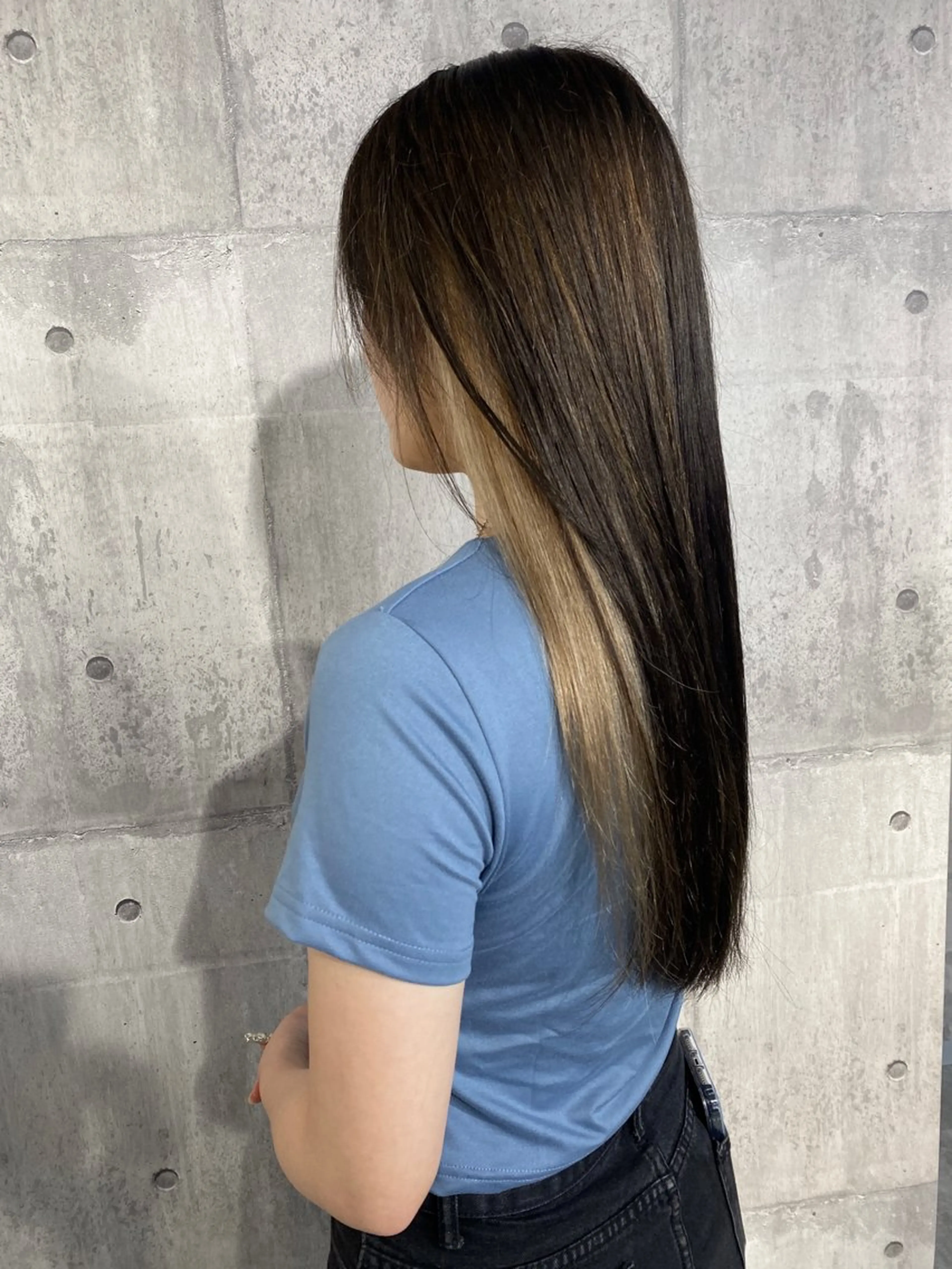 ロング カット ヘアカラー Maison 寺尾拓朗のヘアスタイル