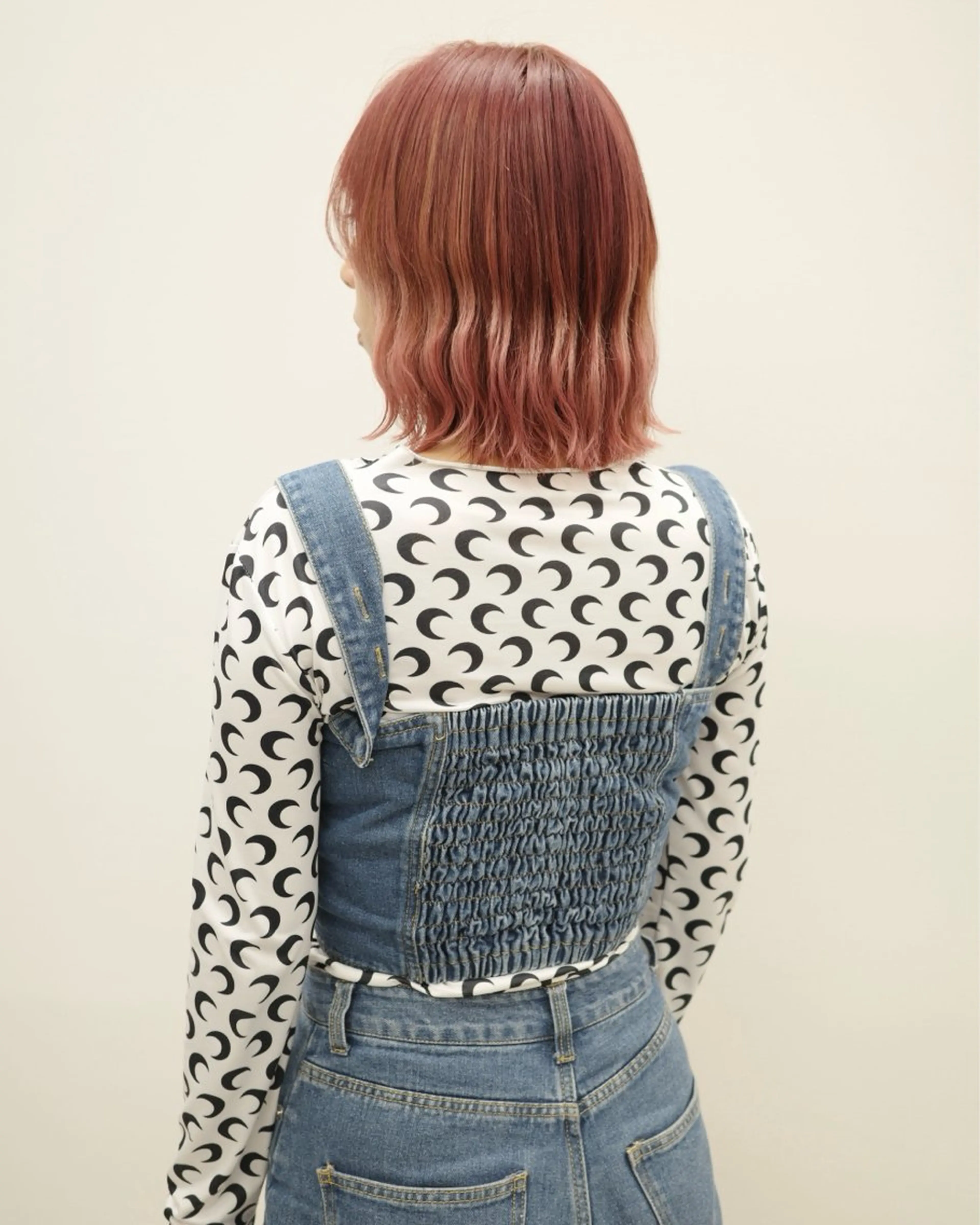 カラー ブリーチ ハイトーンカラー ピンクカラー ヘアカラー (h)wim kikoのヘアスタイル