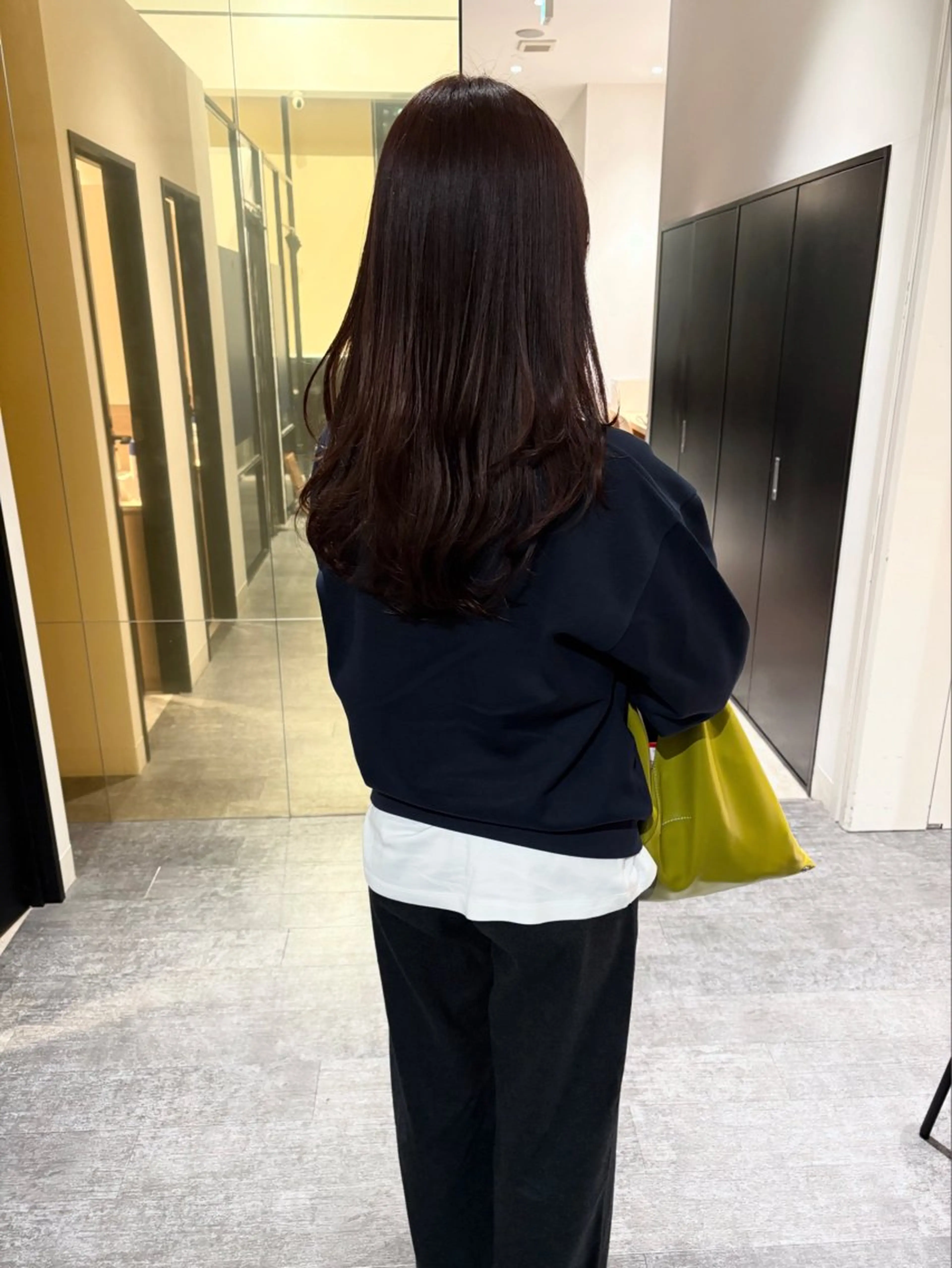 セミロング カラー 透明感カラー 韓国風ヘア 似合わせカット カット ヘアカラー mao ｜ 柔らか艶カラー🫧のヘアスタイル