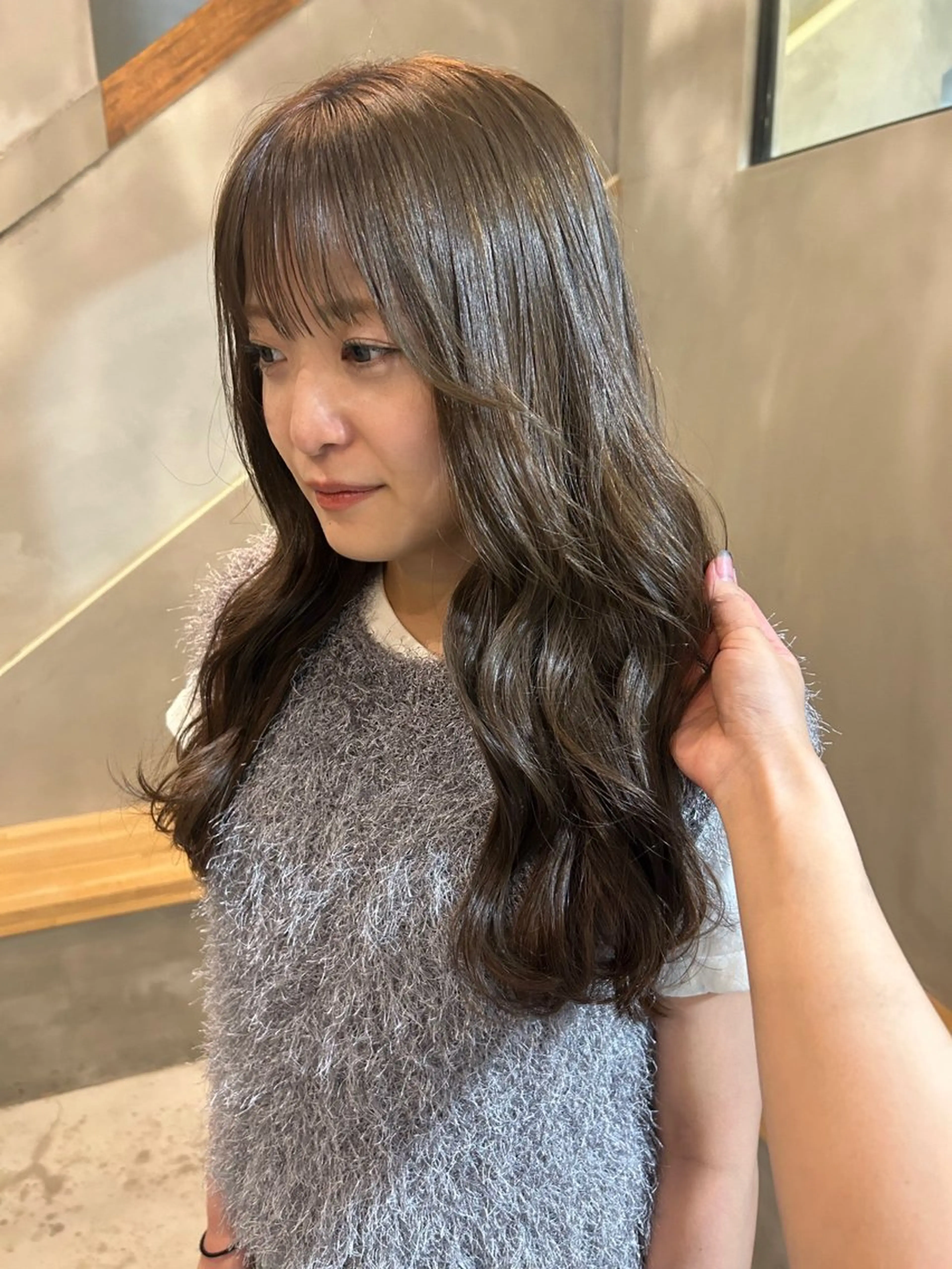 カラー ブリーチ ダブルカラー ブリーチなしカラー 古澤 芽依のヘアスタイル