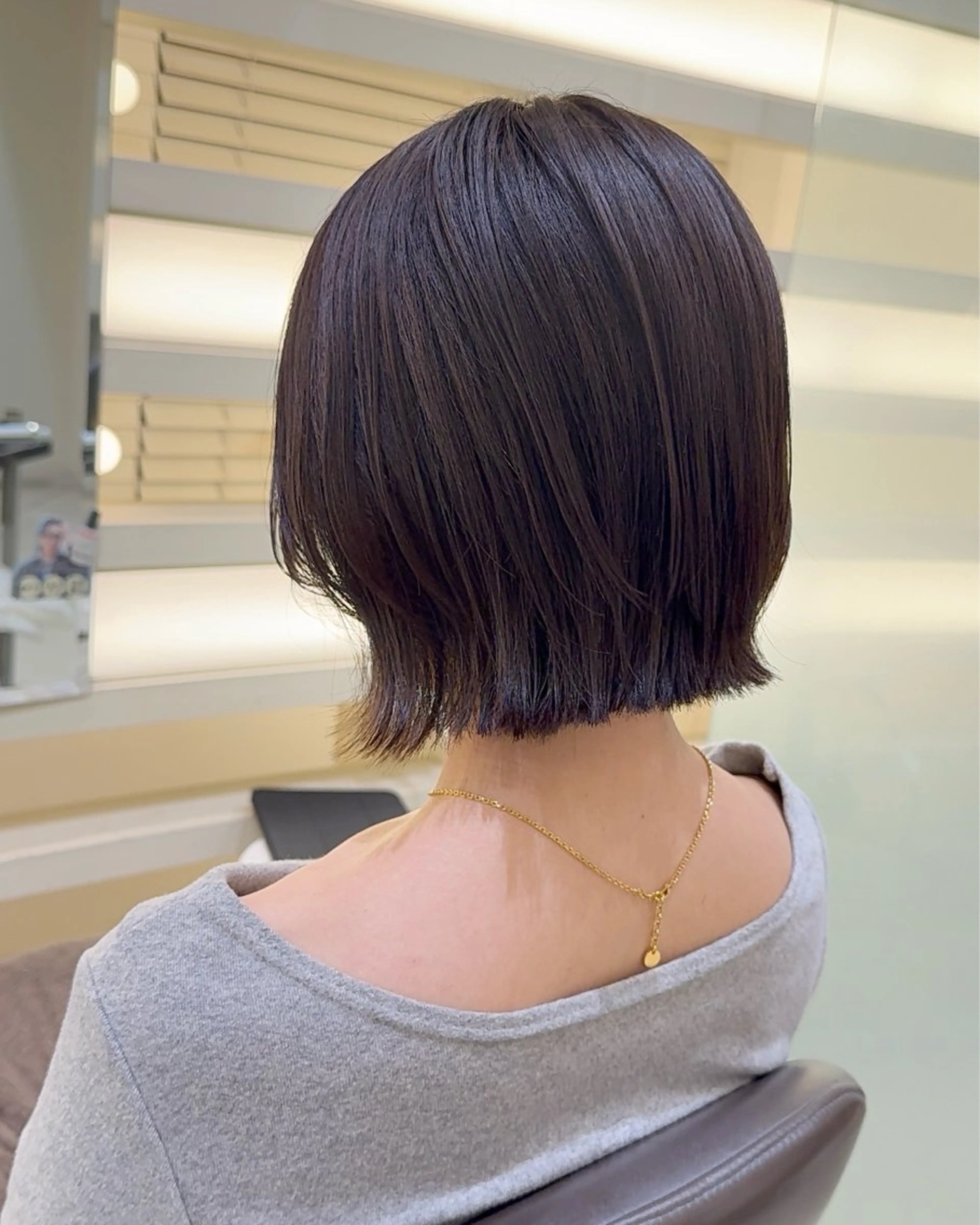 ミディアム カラー カット ヘアカラー トリートメント ボブ/ 似合わせ🥀原ちひろのヘアスタイル