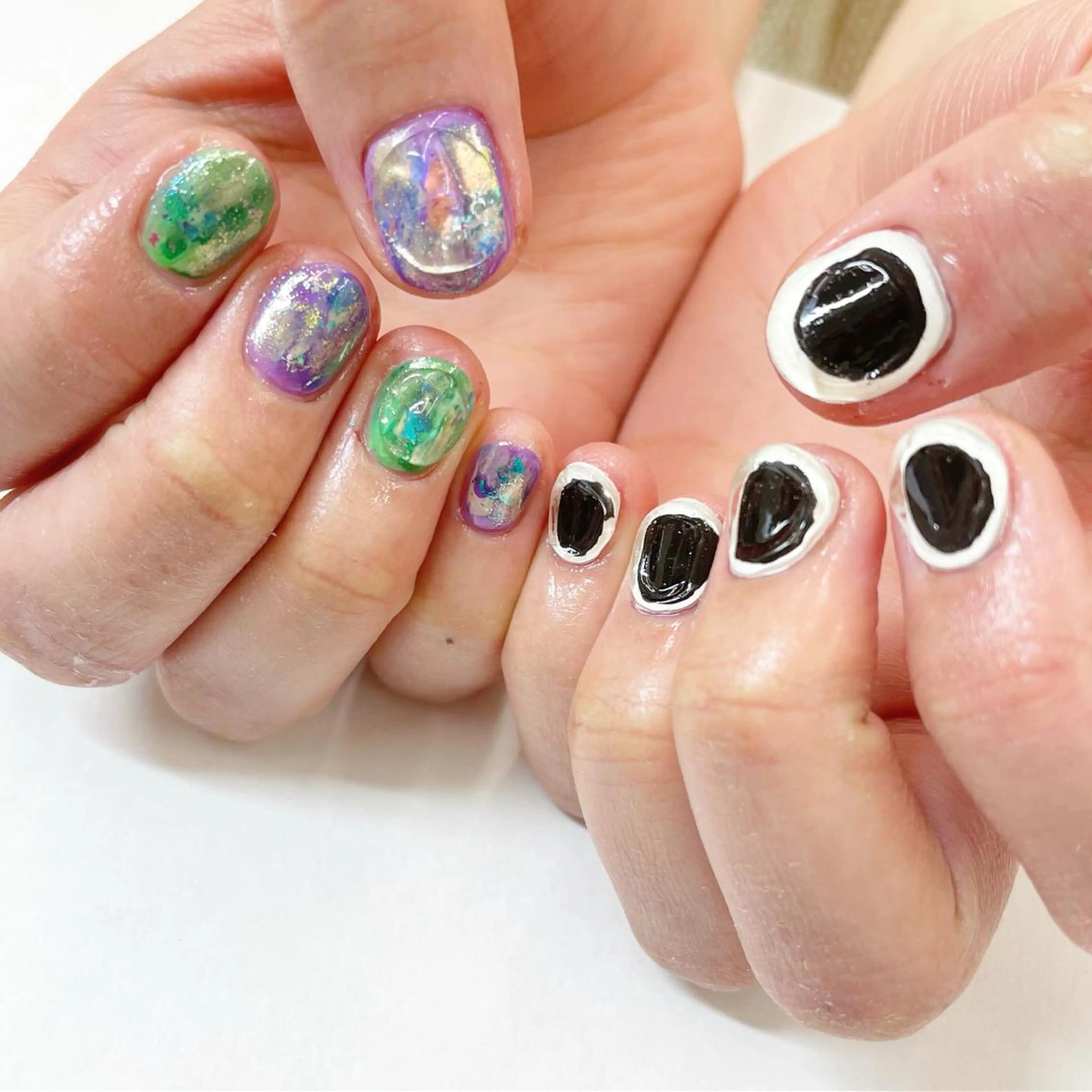 ネイル ニュアンスネイル ハンドネイル Minami 🍓のネイルデザイン