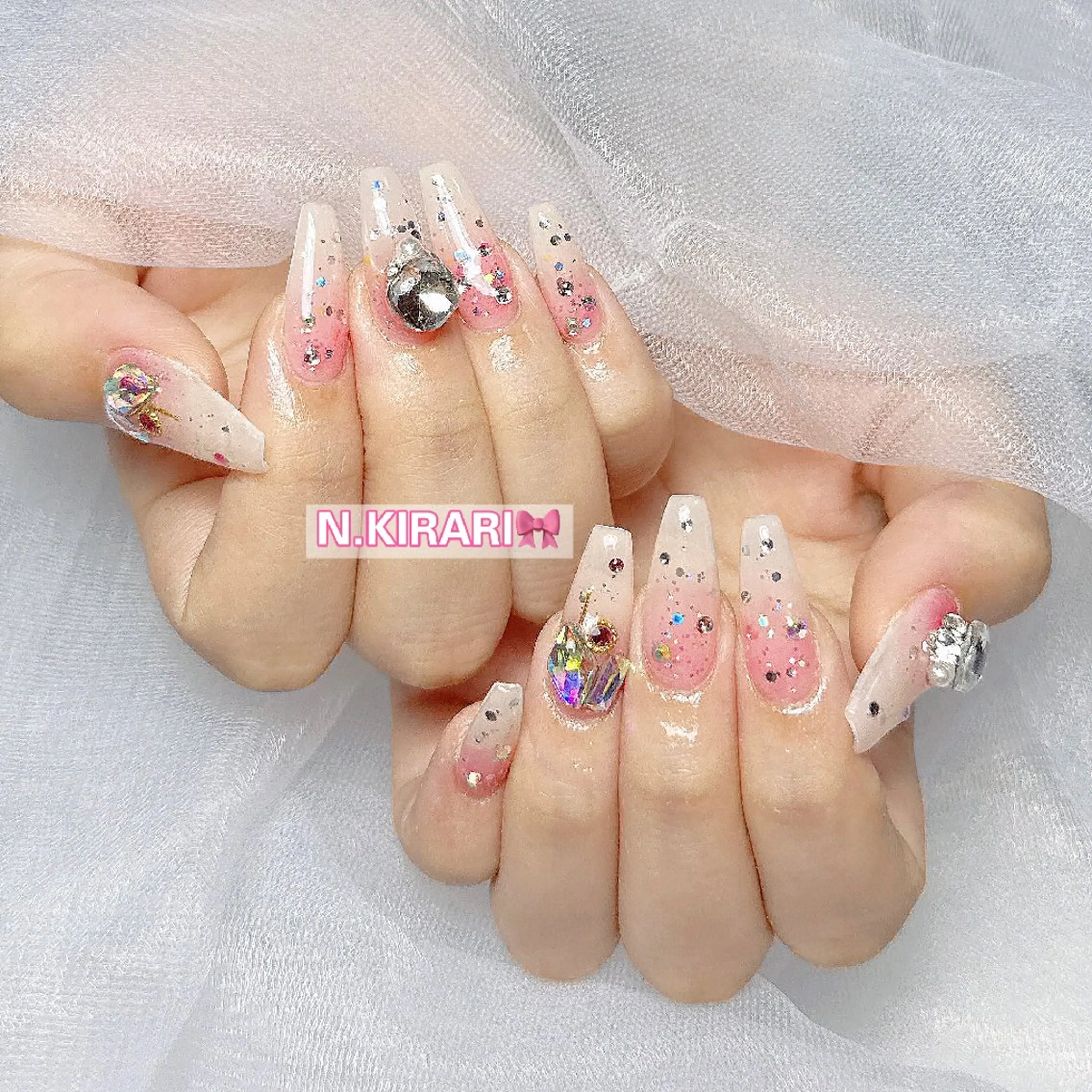 ネイル ハンドネイル ハンドケア 🎀 ユズ 🎀のネイルデザイン