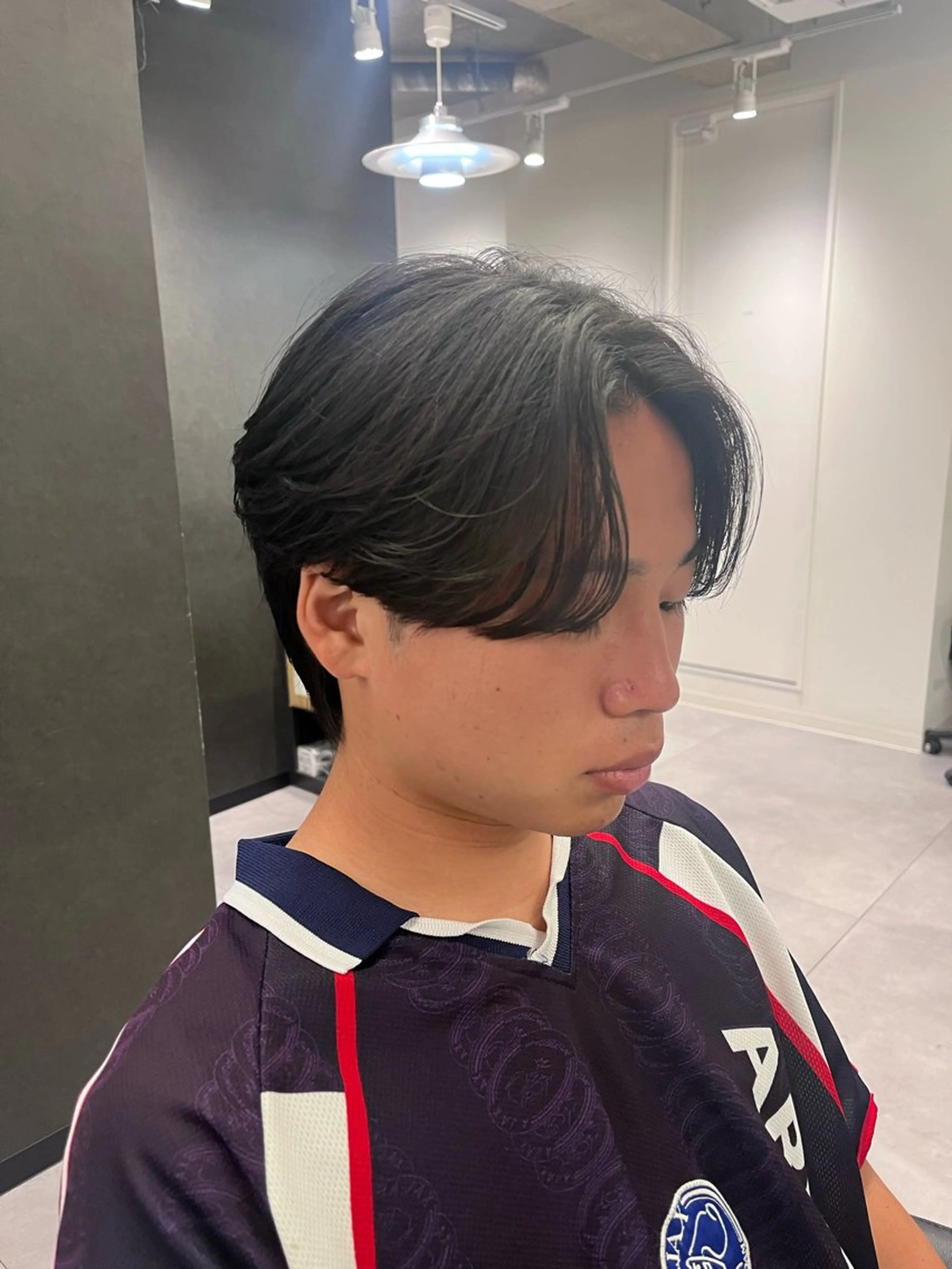 ミディアム メンズ カット パーマ特化 /メンズ専門/そらのヘアスタイル
