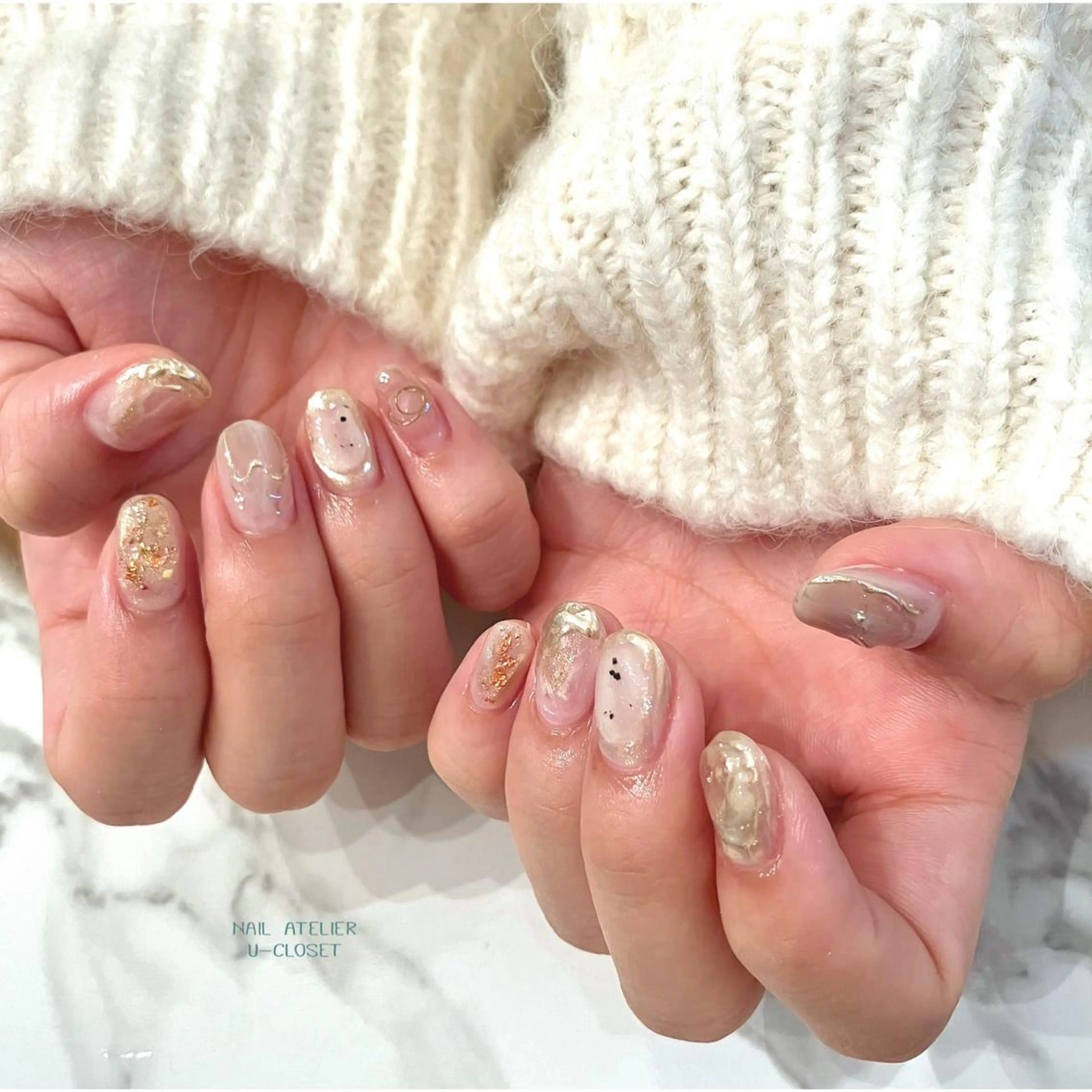 ネイル ハンドネイル u closetのネイルデザイン