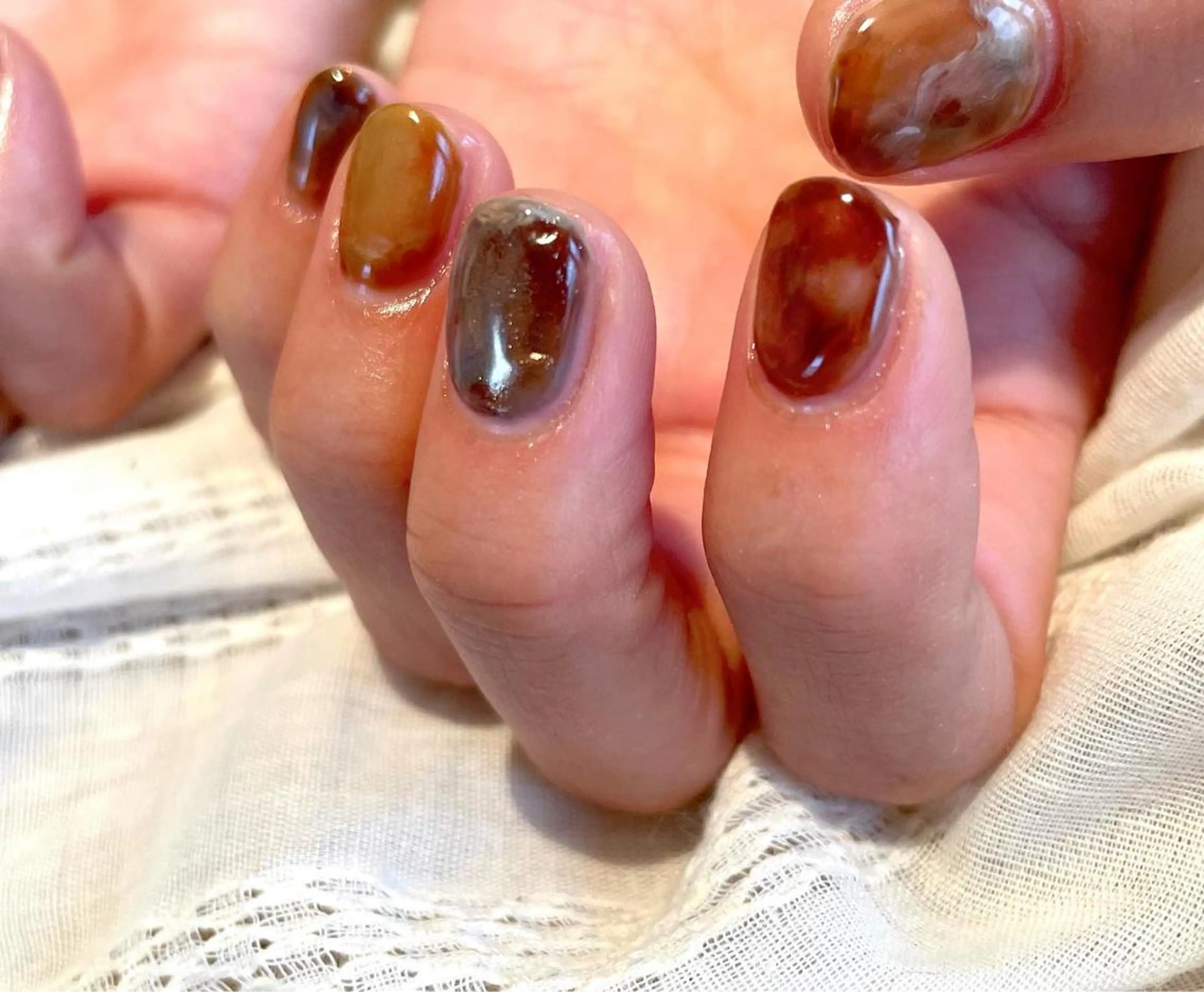 ネイル 甲府市徳行 🧸prunelleのネイルデザイン