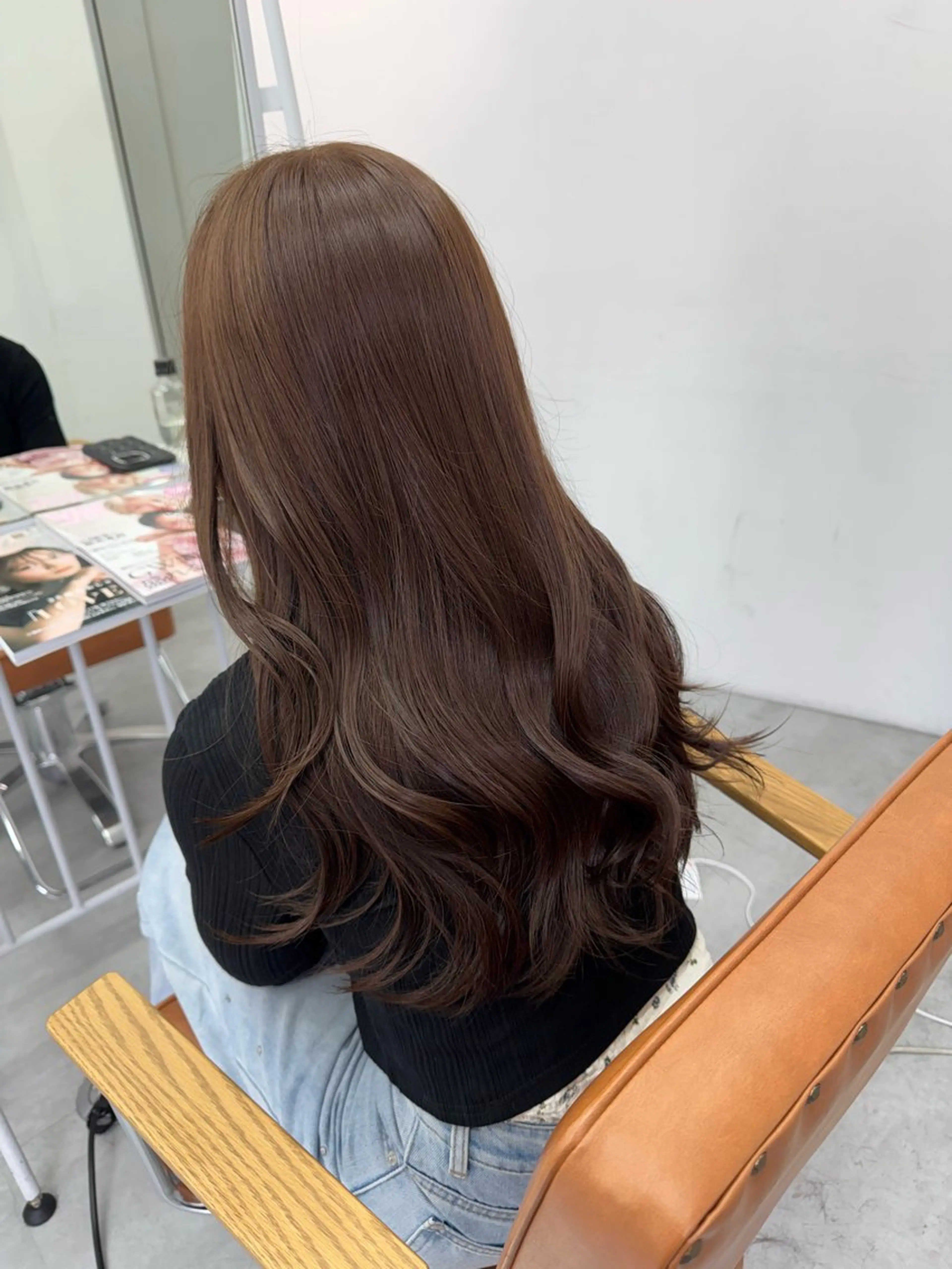 【ロング料金なし🎀】ワンカラー➕髪質改善トリートメントの写真