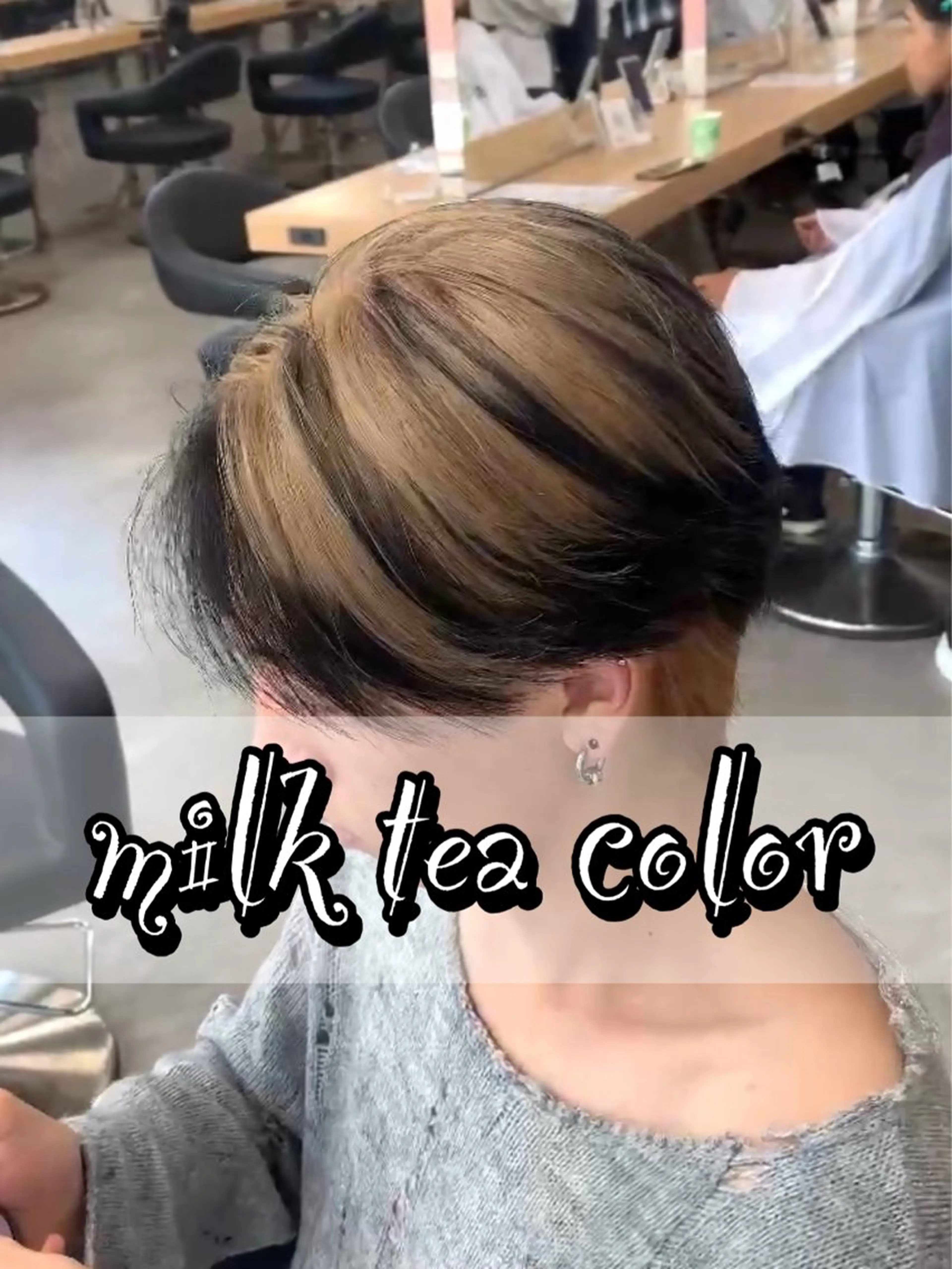 ショート カラー メンズ メンズブリーチ 黒髪 ブリーチ デザインカラー 暖色カラー/透明感 カラー/HINATAのヘアスタイル