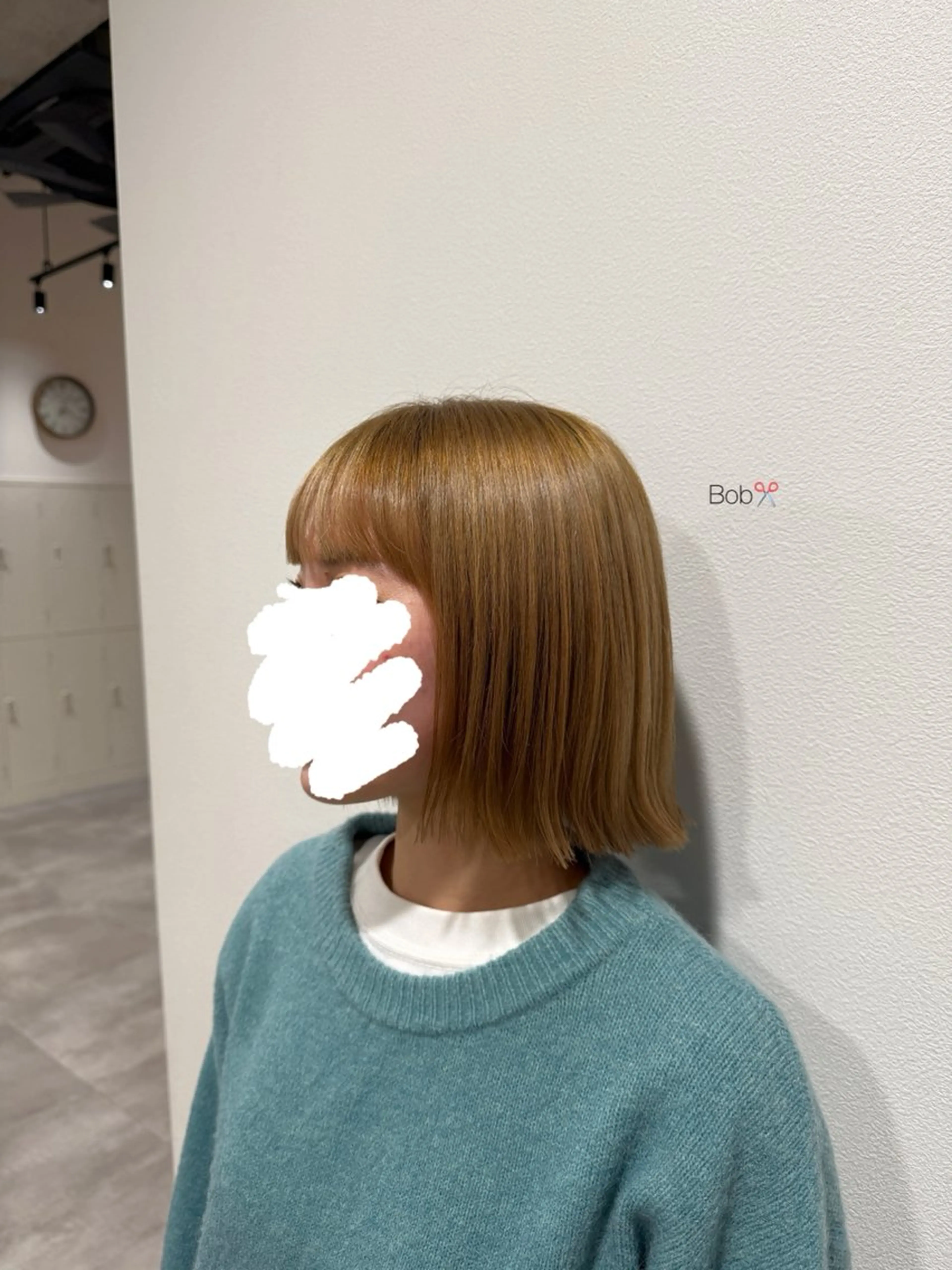 ショート ボブ カット オリーブ🫒レイヤー /平尾/りの‎🤍のヘアスタイル