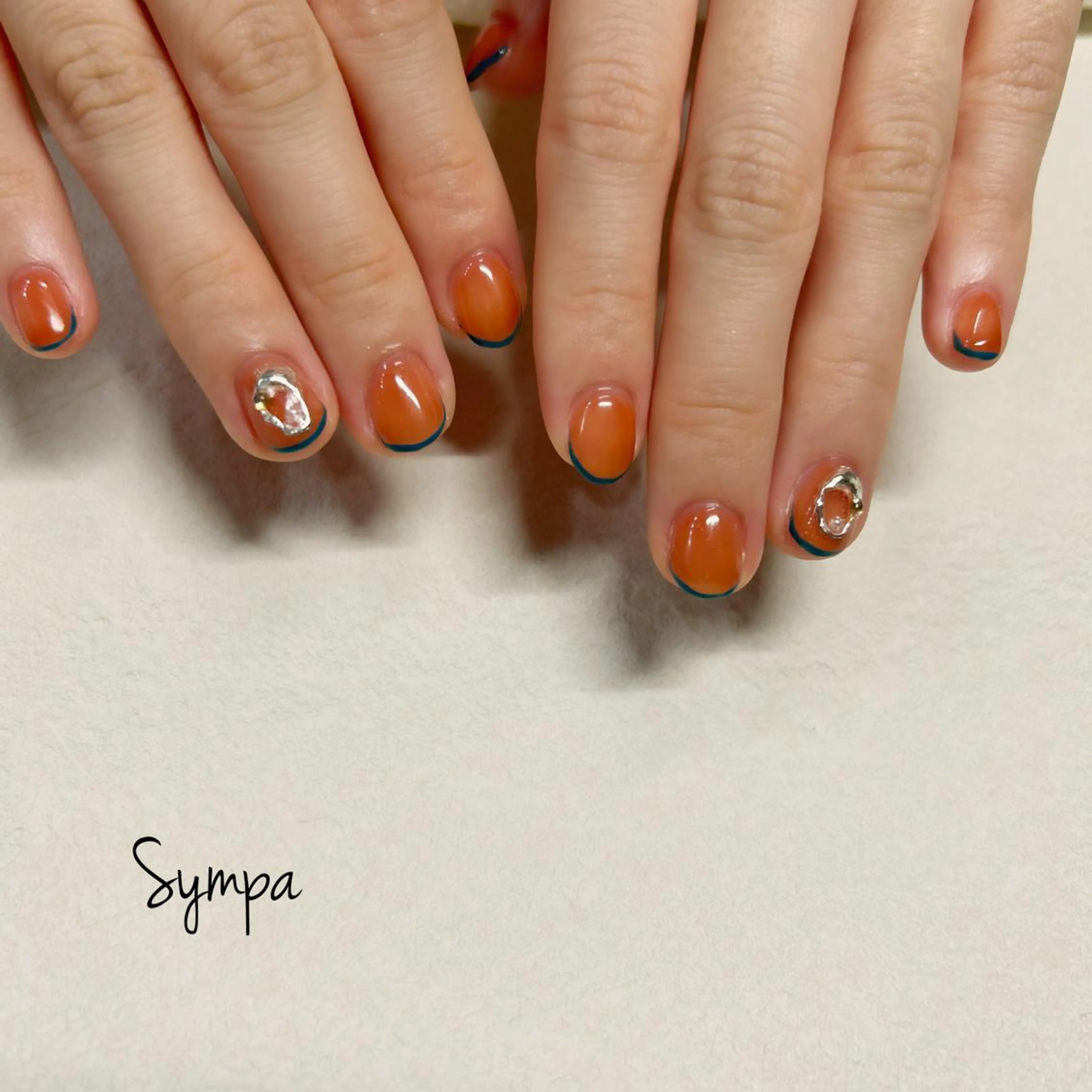 ネイル フレンチネイル Sympa: AYAKAのネイルデザイン