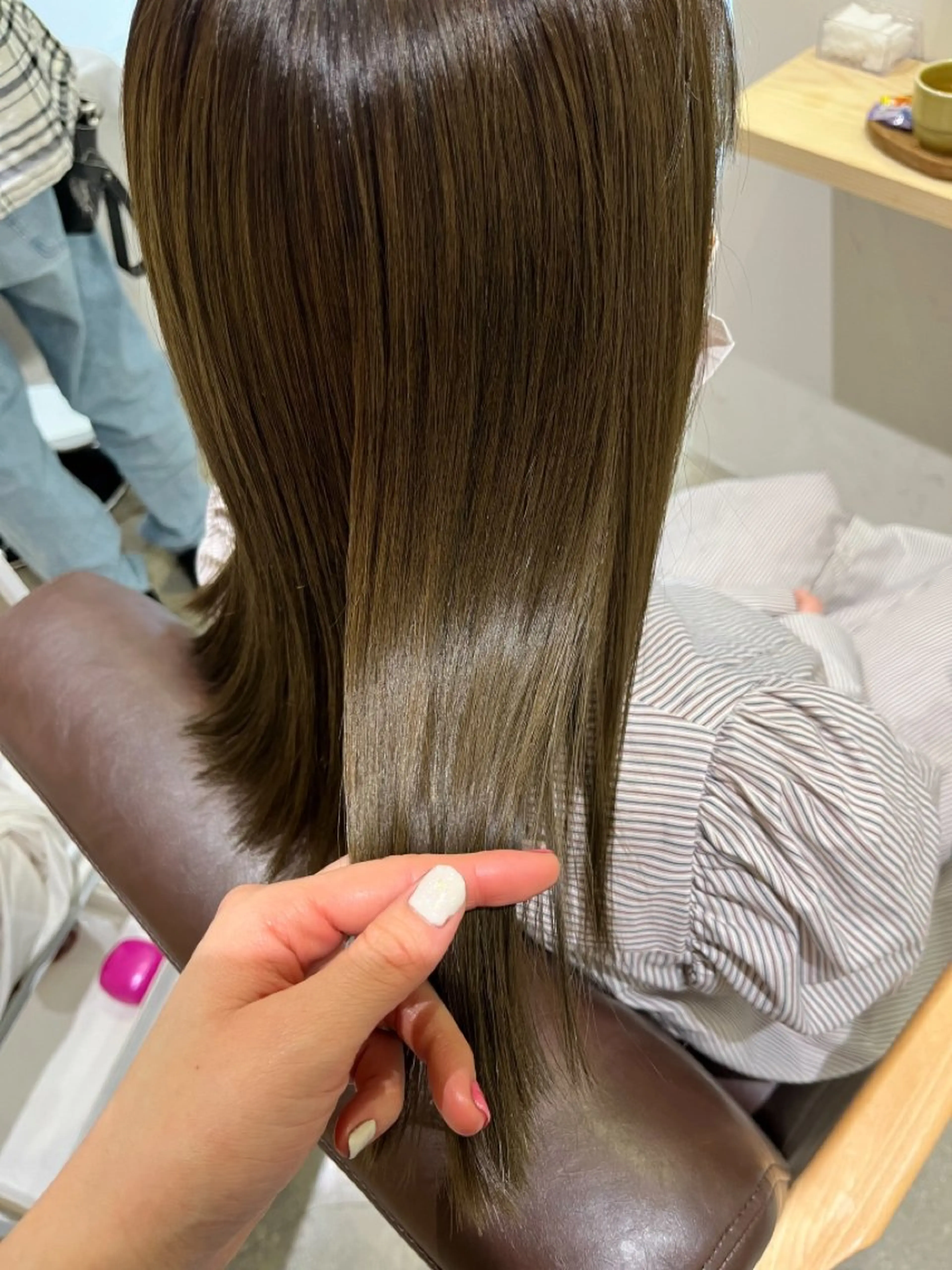 ロング カラー ベージュカラー カット ヘアカラー トリートメント 🌼あんなtrend color🌼のヘアスタイル