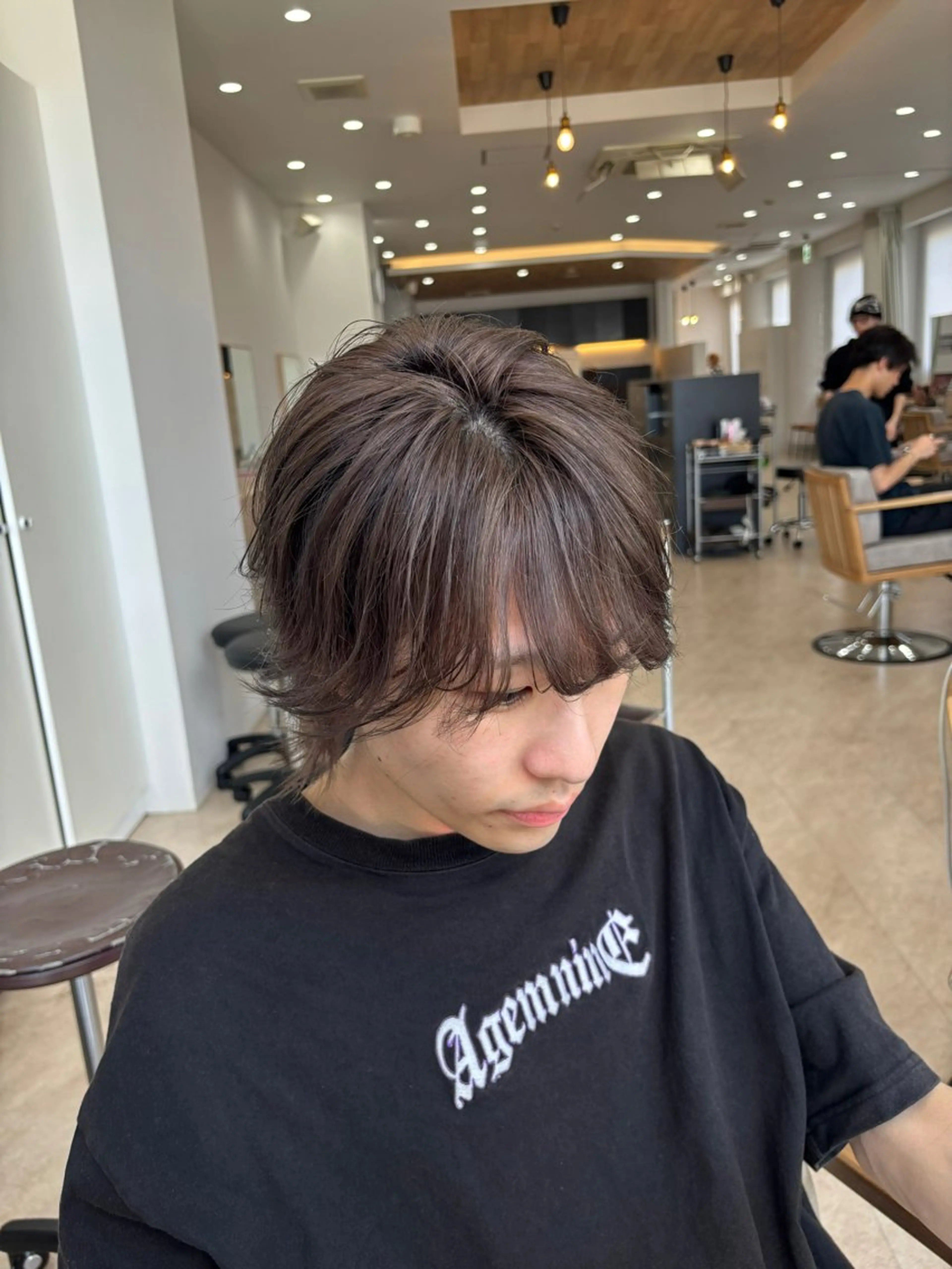 カラー メンズ メンズブリーチ ブリーチ ブラウンカラー カット ヘアカラー 大瀧 聖也 /パーマ/艶髪カラーのヘアスタイル