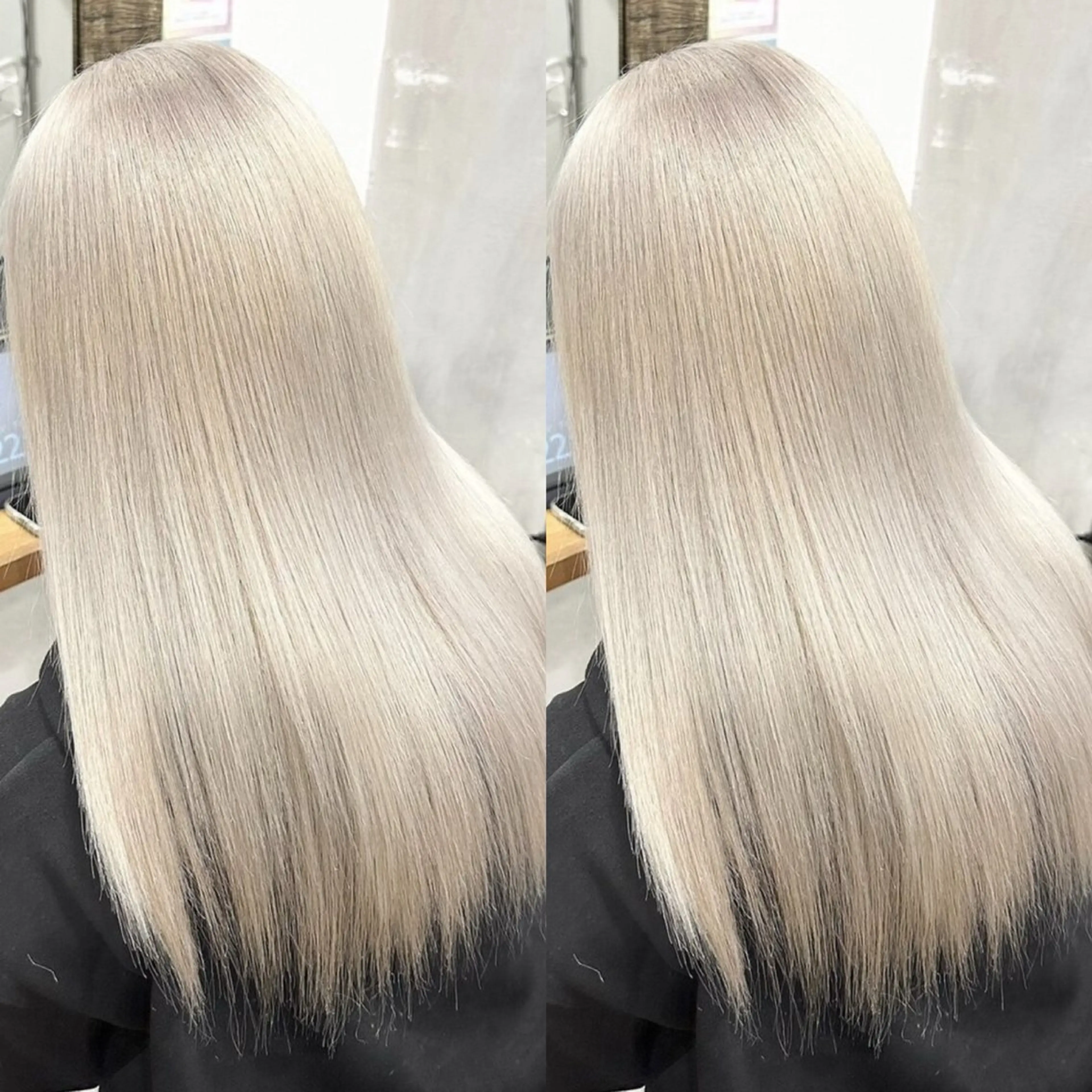 【トリプルカラー】ケアブリーチ✖️２回＋フルカラー＋トリートメント⭐︎ロング料金無しの写真