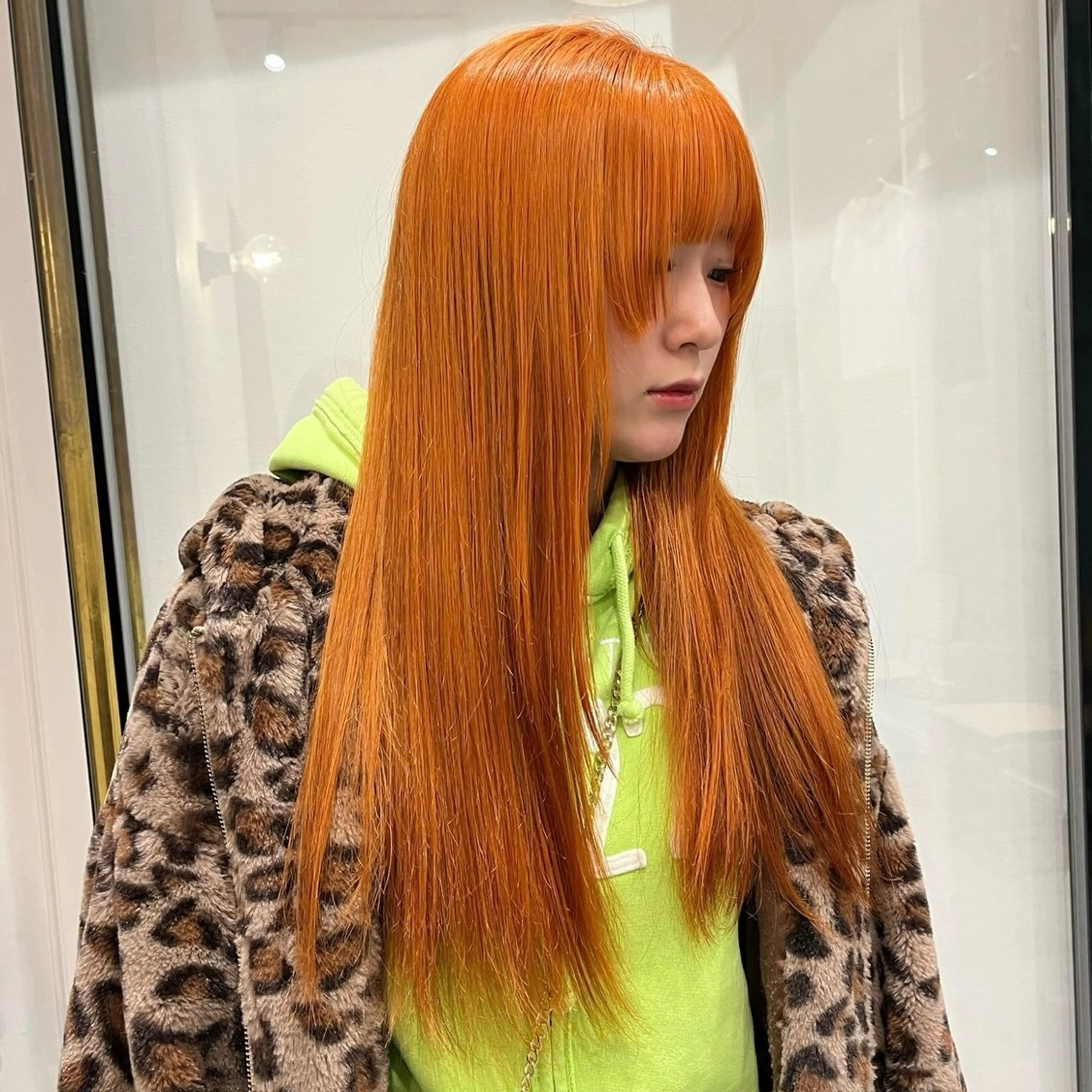 ロング カラー AMI🎀韓国ヘア 透明感カラーのヘアスタイル