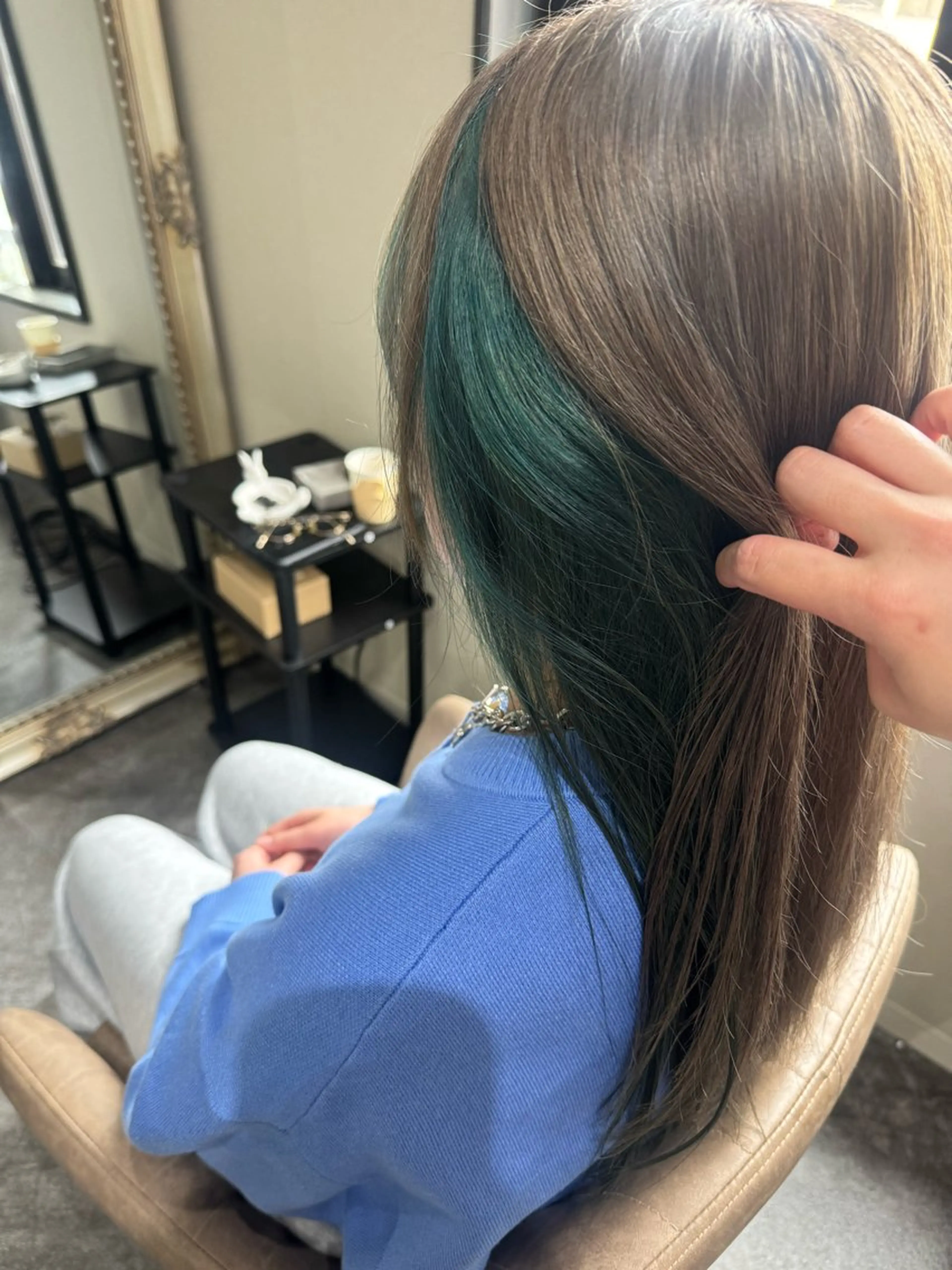 セミロング カラー ベージュカラー ブリーチ ヘアカラー トリートメント 5日空きあり 🌟misatoのヘアスタイル