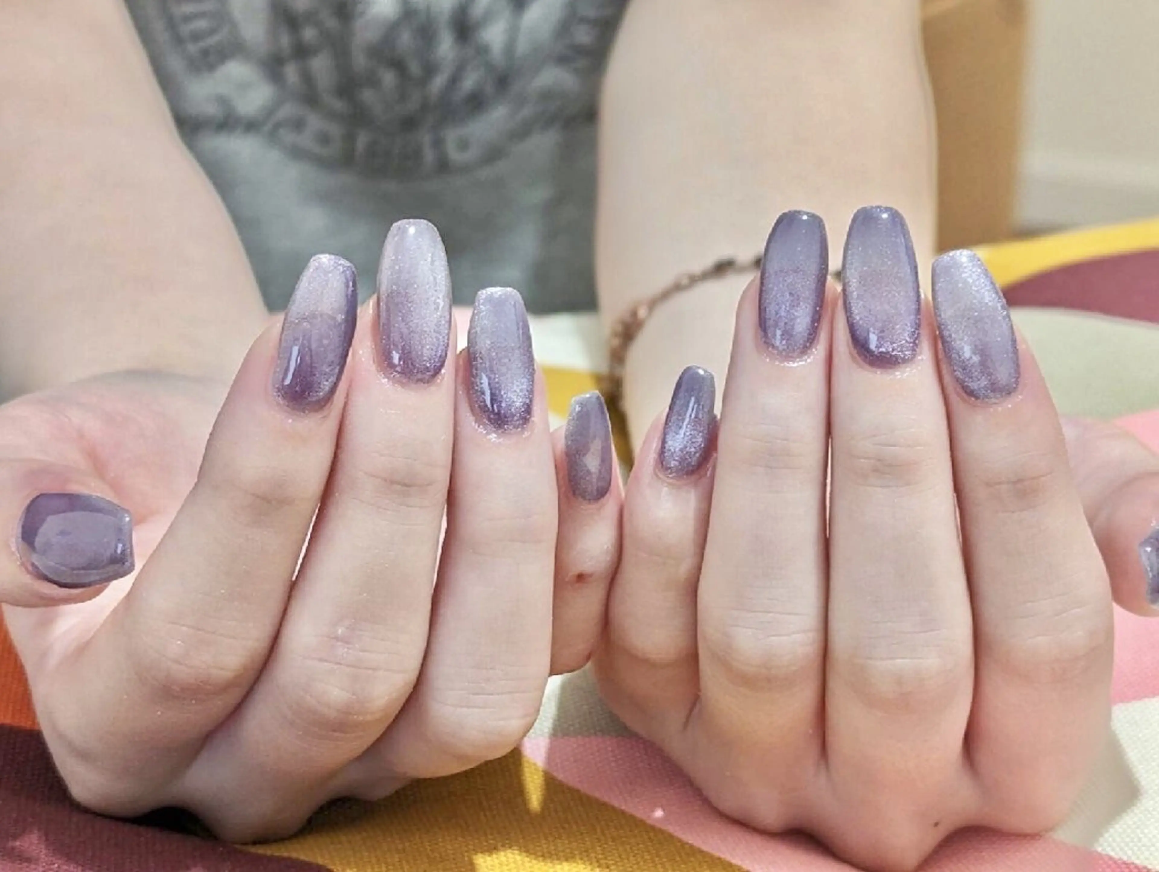 ネイル マグネットネイル ハンドネイル VIBLISS福岡店 yurichanのネイルデザイン