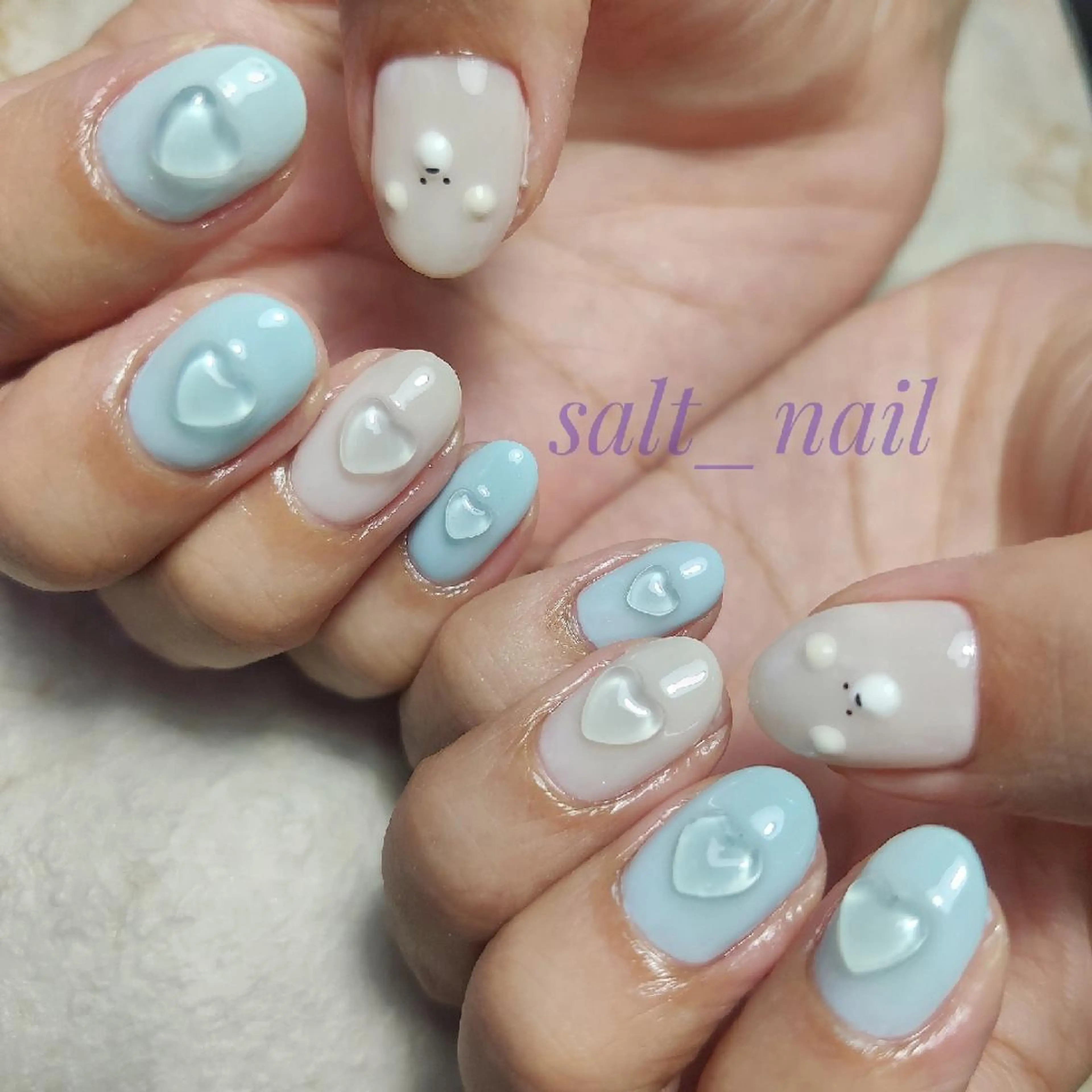 ネイル アートネイル 持ち込み 個人サロン saltnailのネイルデザイン