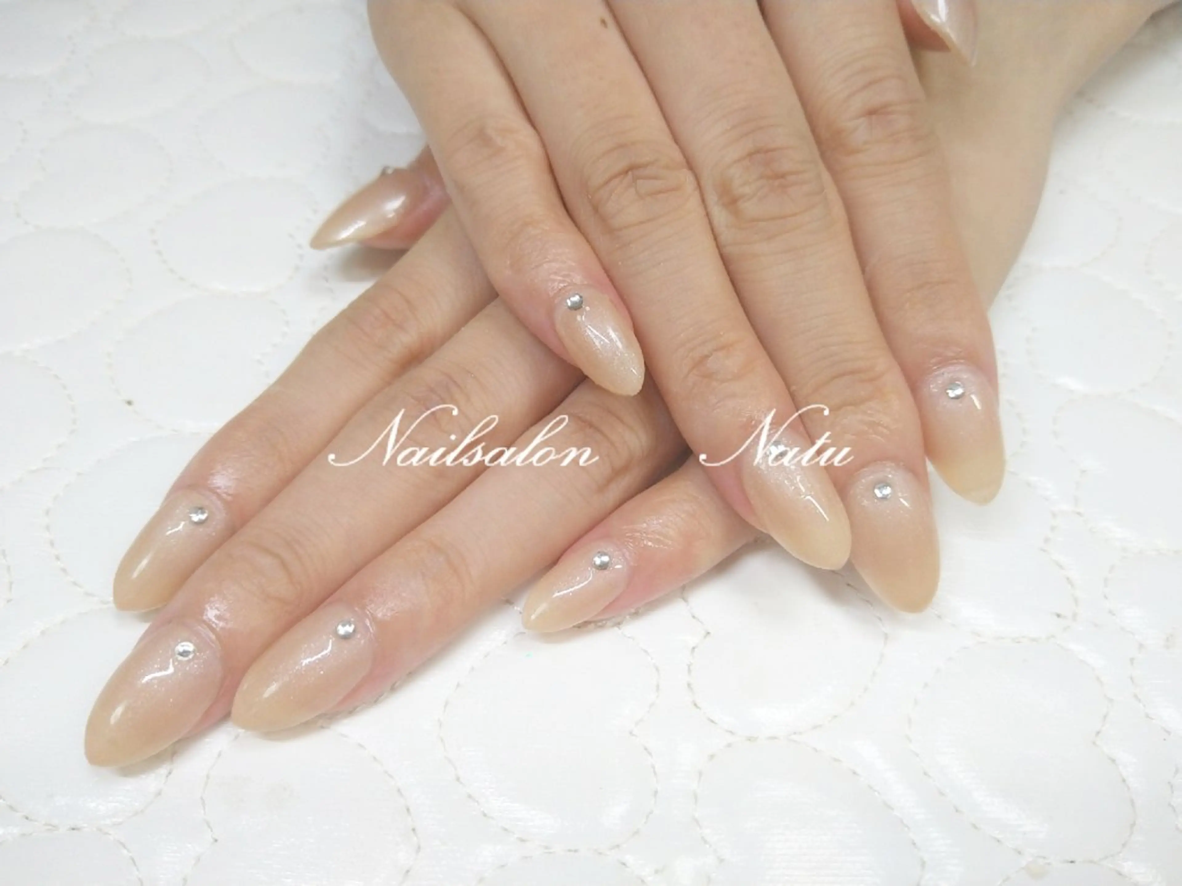 ネイル 長さ出し ショートネイル nailsalon　 Natuのネイルデザイン