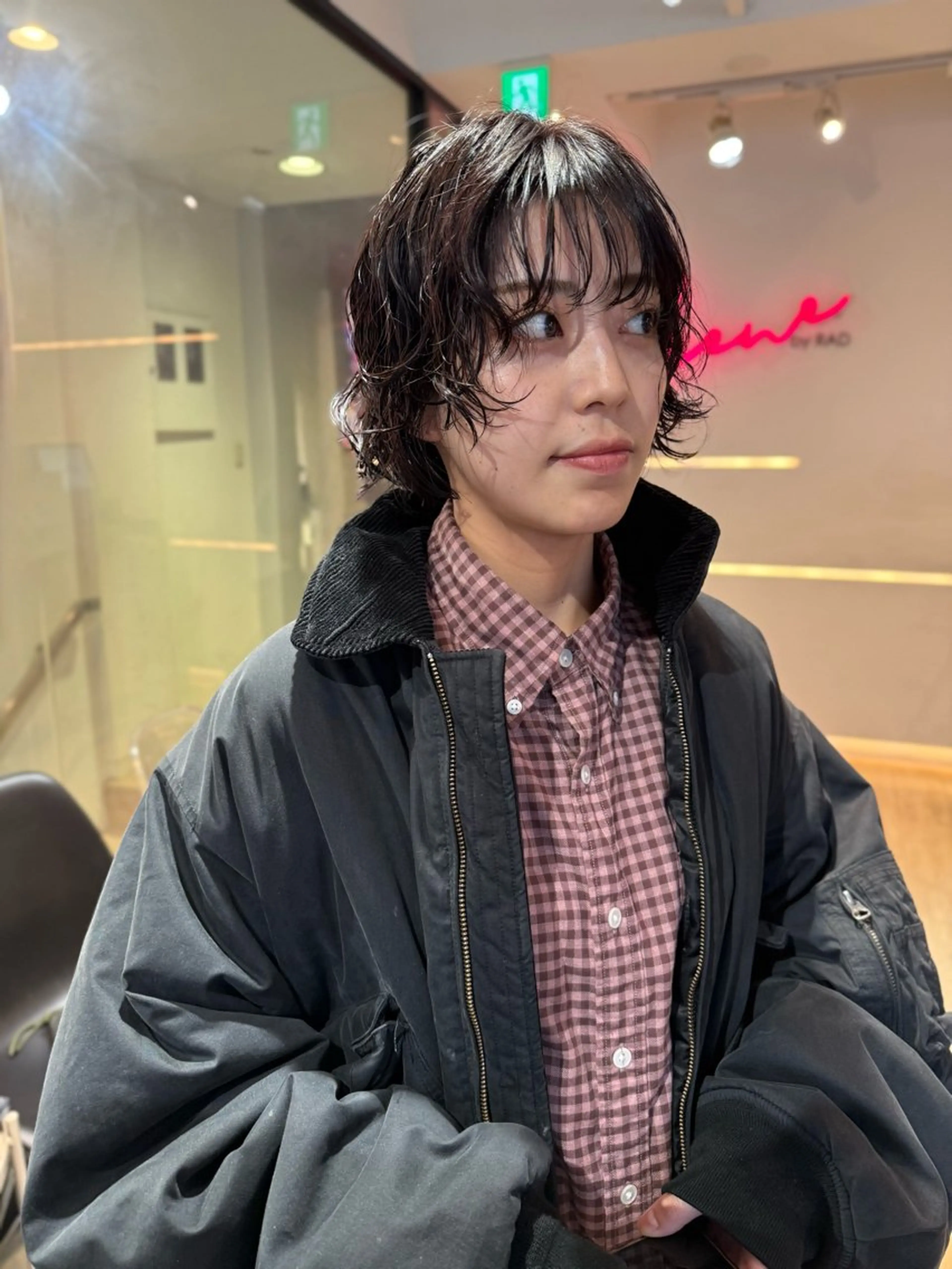 【思い切って変身】カット+おしゃれパーマ🌀+カラー ￥12100の写真