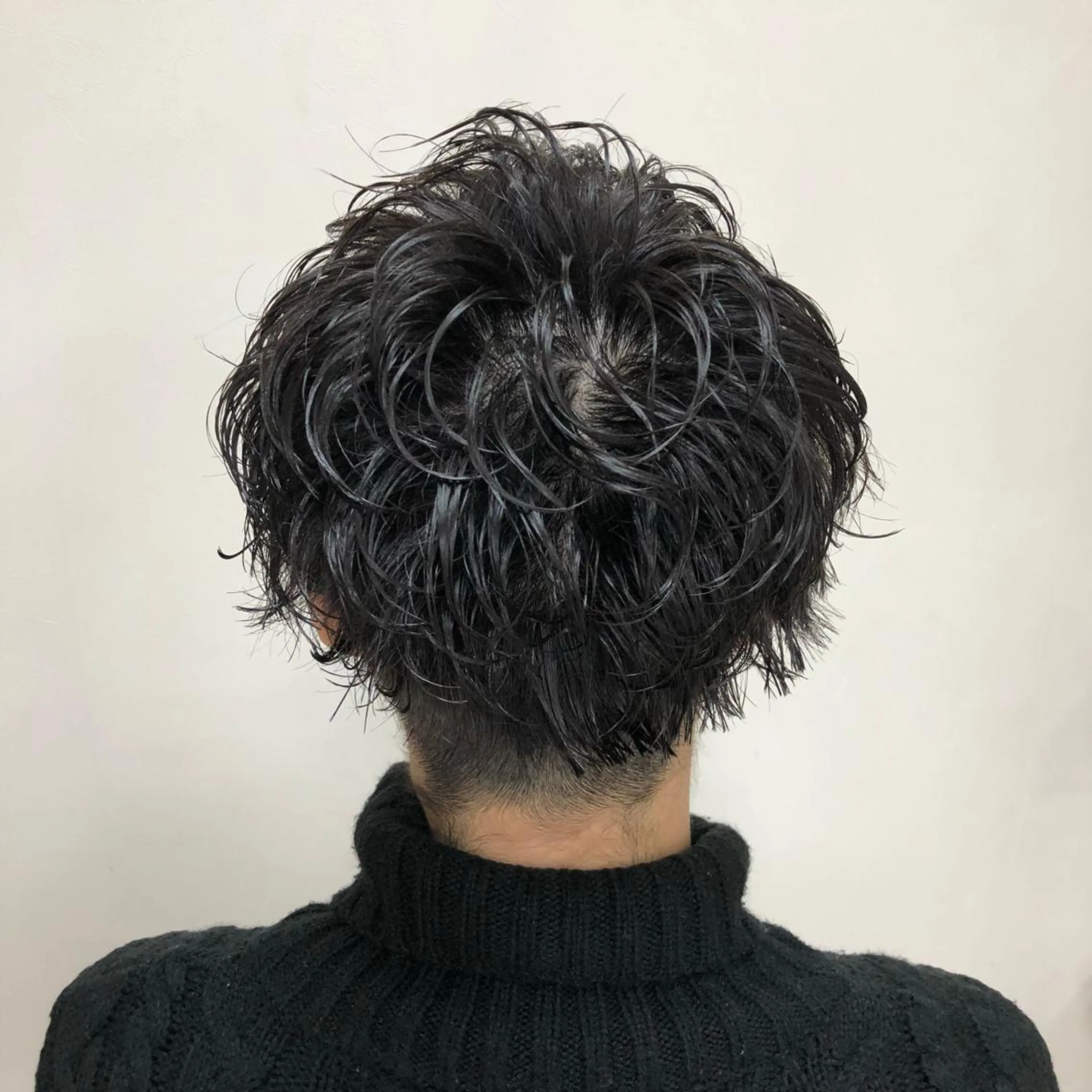 ショート パーマ メンズ 髪質改善ケア特化 石田のヘアスタイル