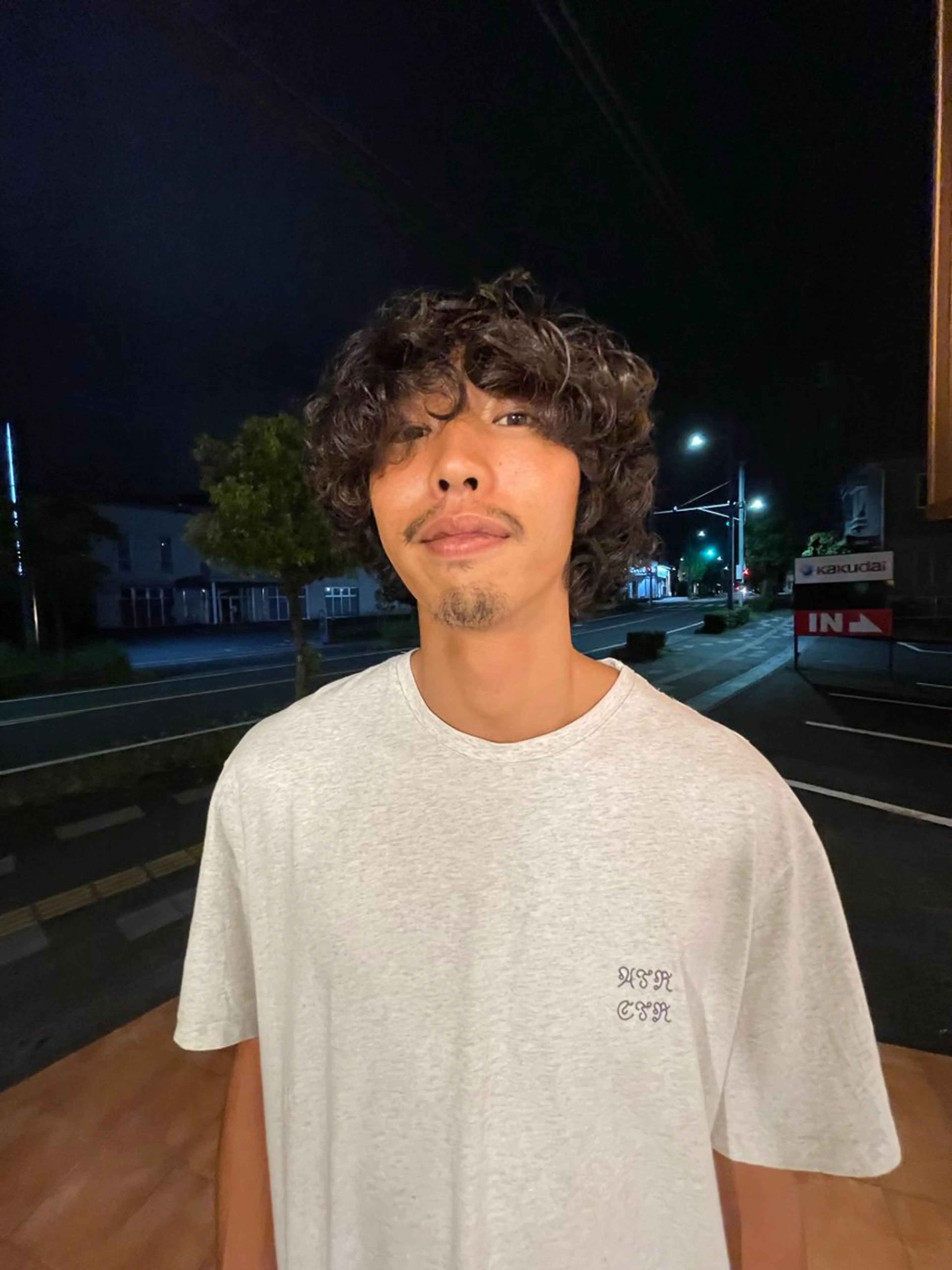 ミディアム パーマ メンズ パーマ/ラフパーマ /ボブパーマ/HYOのヘアスタイル