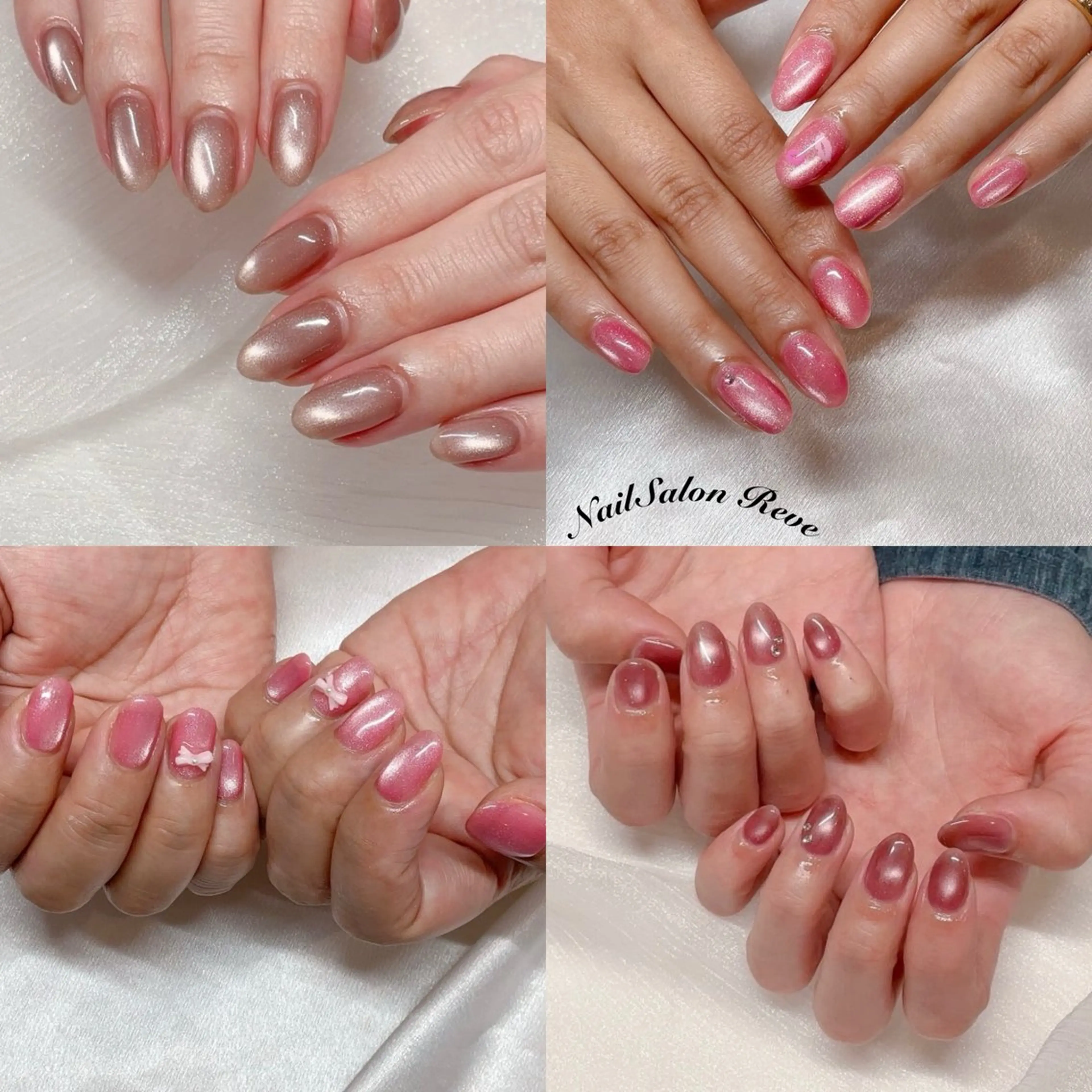 ネイル ジェルネイル マグネットネイル ハンドネイル NailSalon   Reve（ネイルサロン レーヴ）所属・NailSalon Reveのネイルデザイン