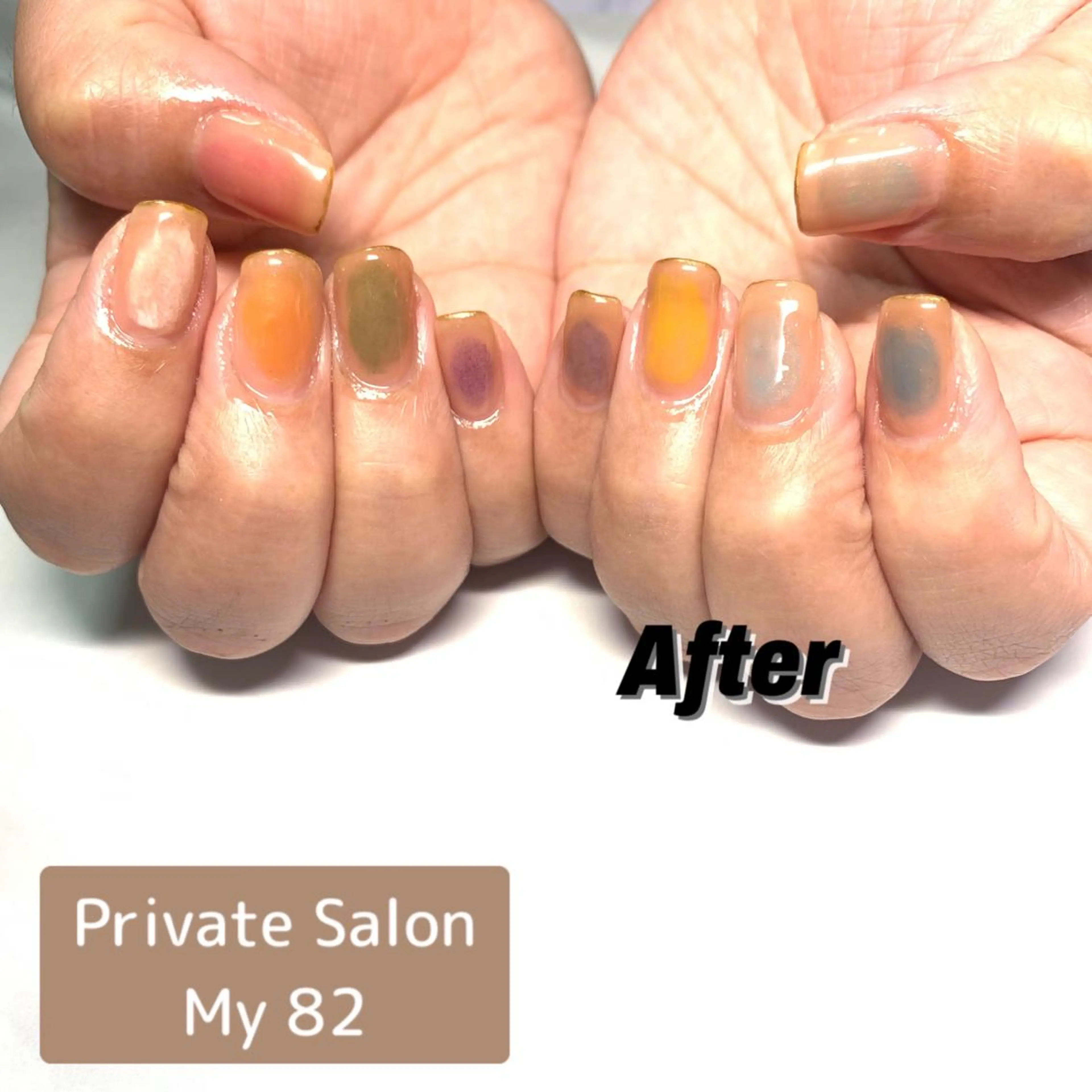 ネイル アートネイル チークネイル Private Sa lon  MARLOのネイルデザイン